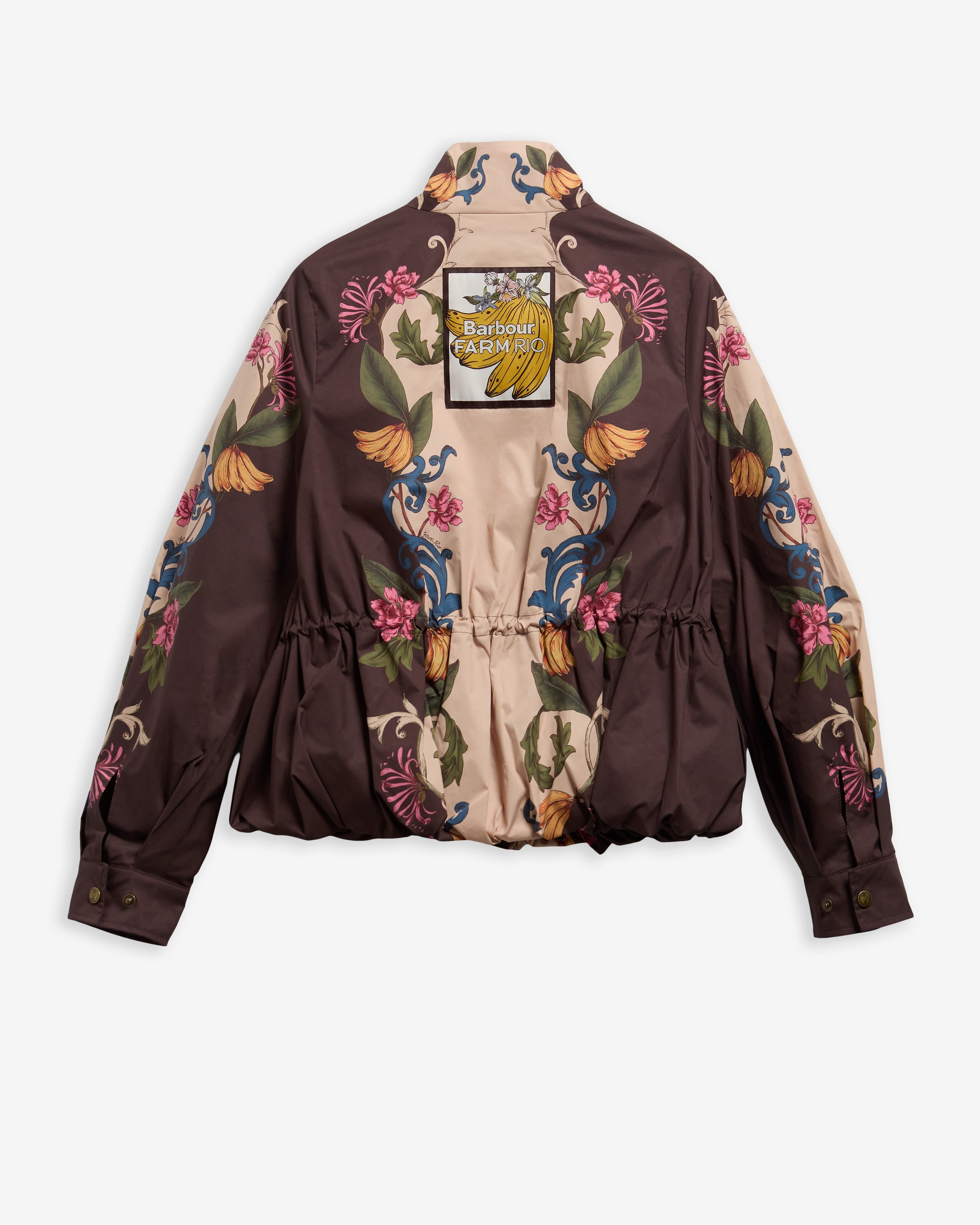 Barbour x Farm Rio Mandevilla Showerproof Ceket