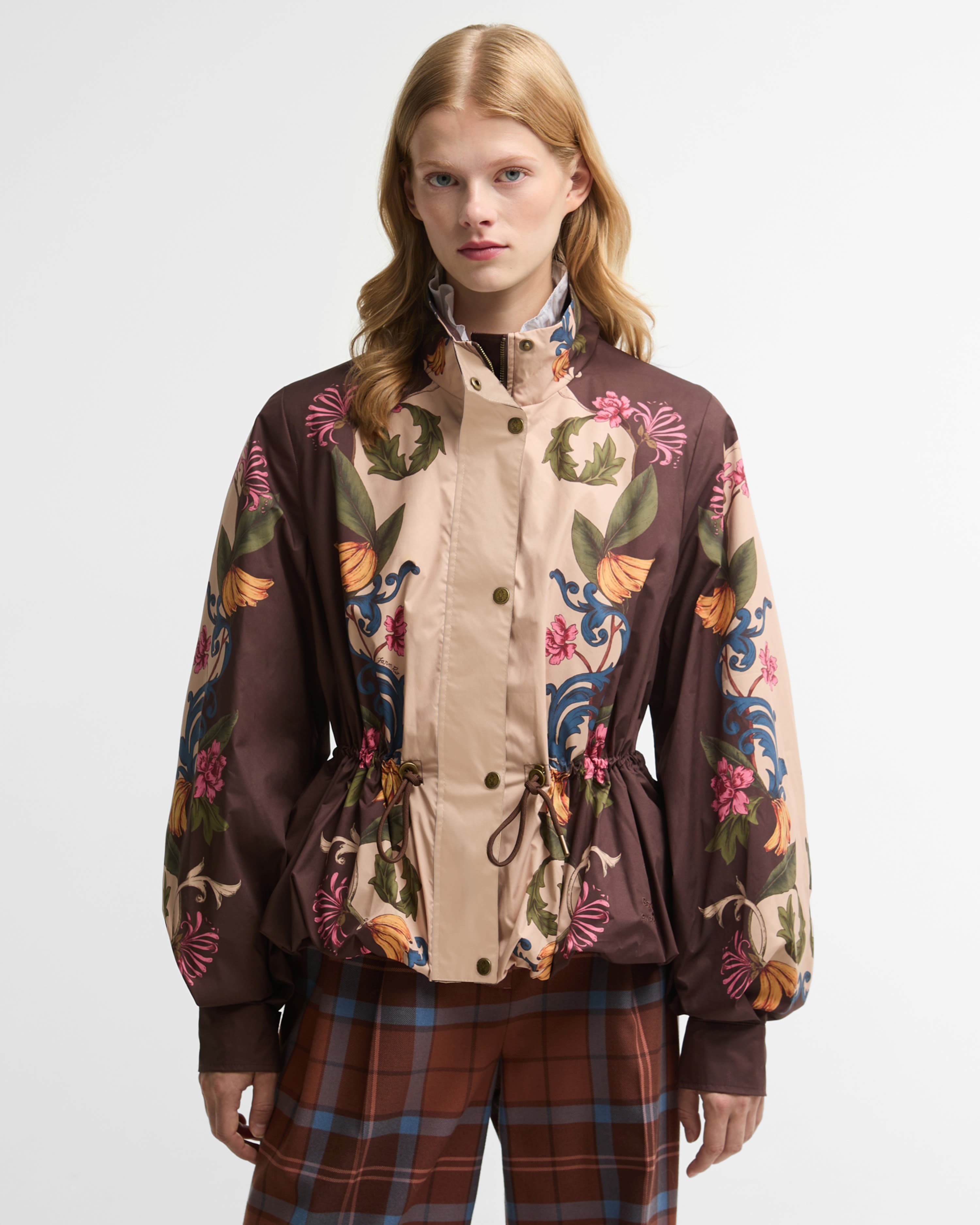 Barbour x Farm Rio Mandevilla Showerproof Ceket