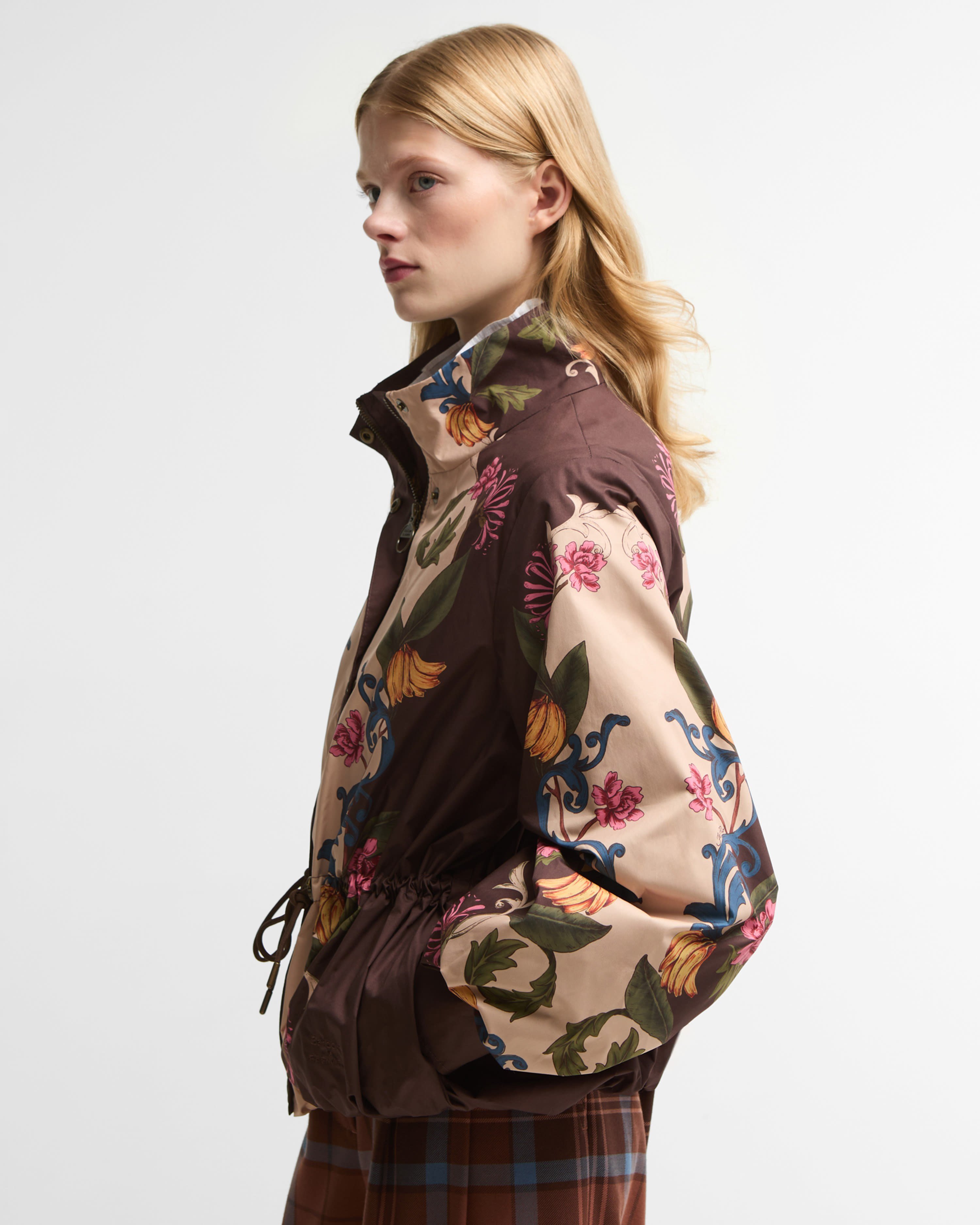 Barbour x Farm Rio Mandevilla Showerproof Ceket