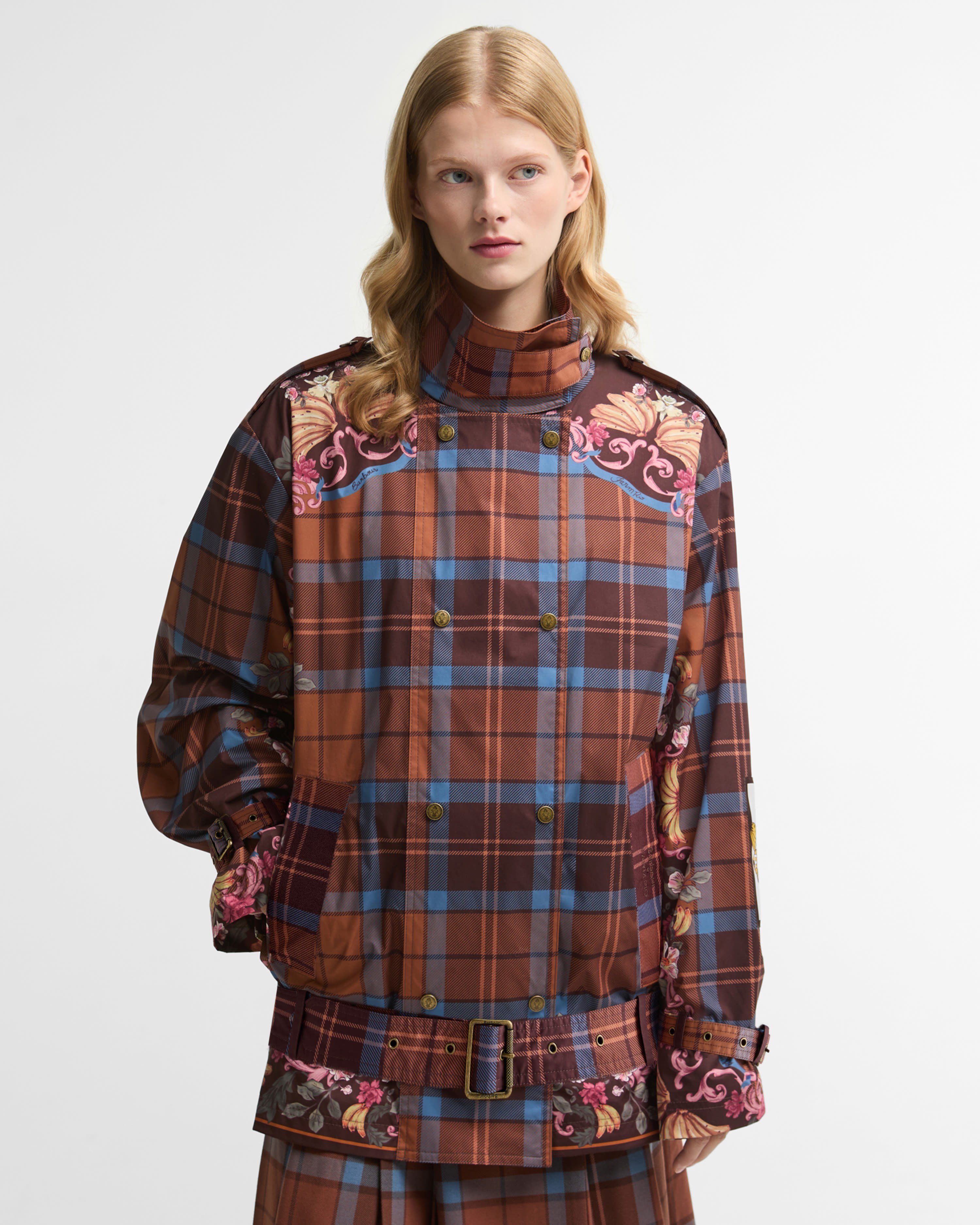 Barbour x Farm Rio Petrea Showerproof Ceket