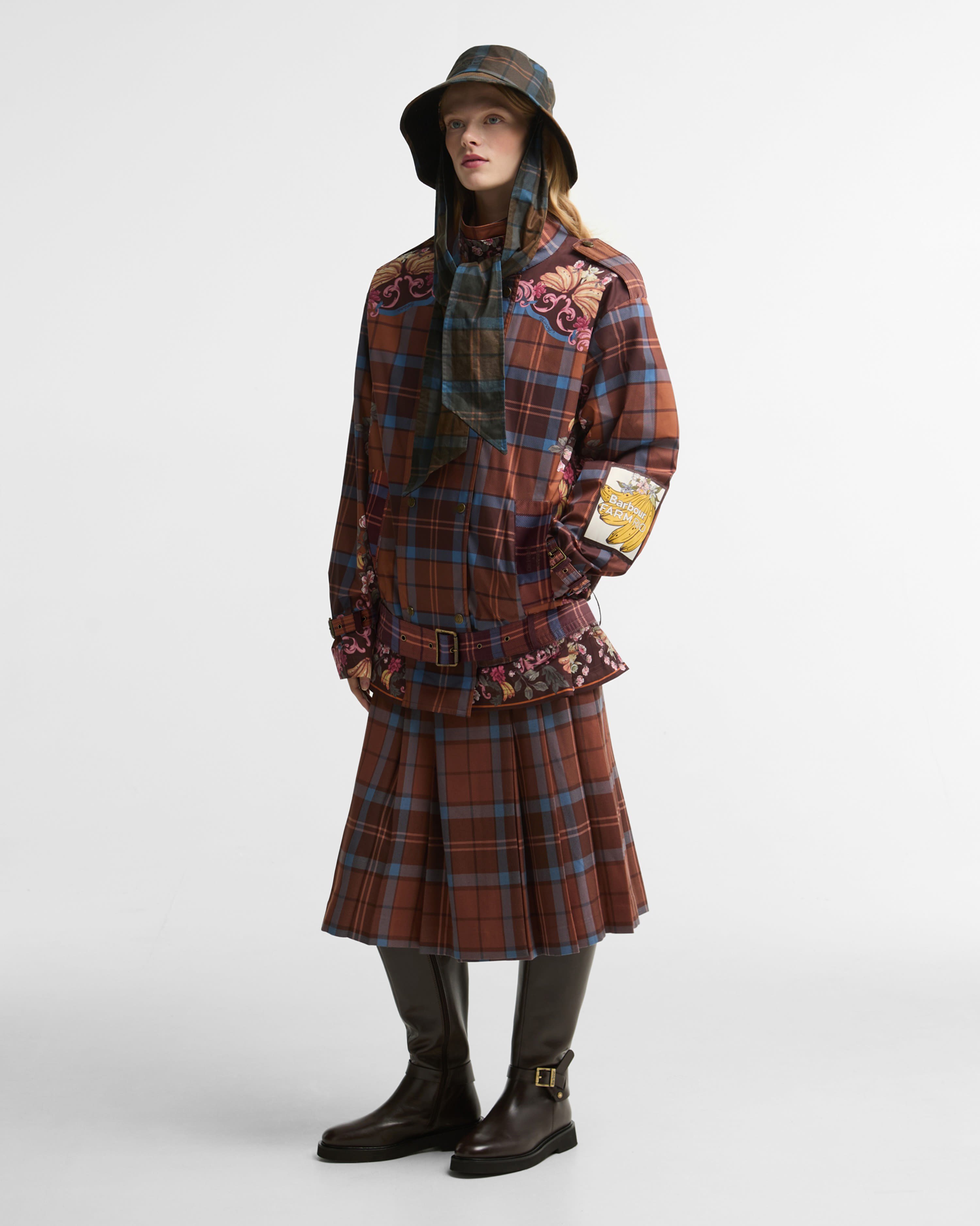 Barbour x Farm Rio Petrea Showerproof Ceket