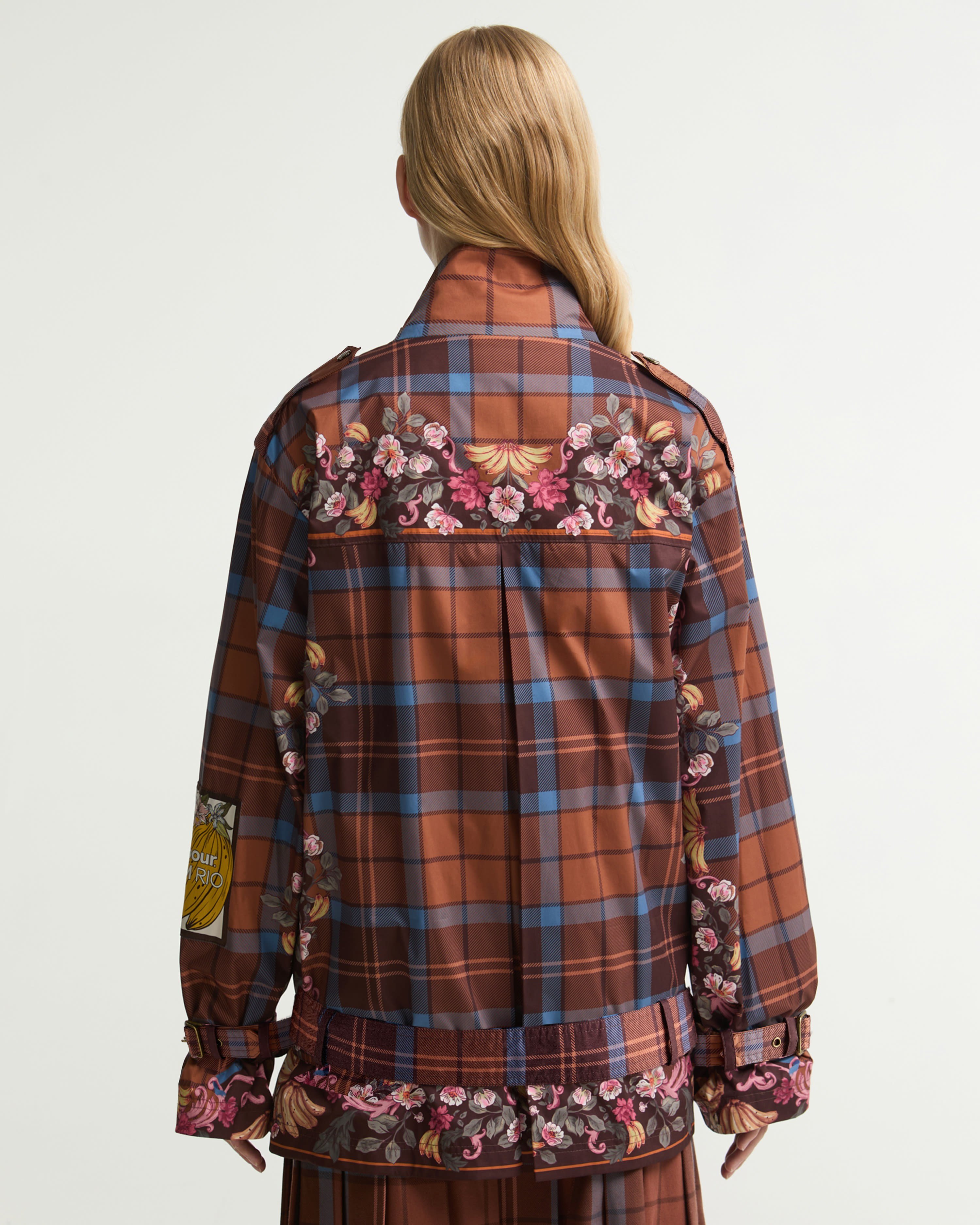 Barbour x Farm Rio Petrea Showerproof Ceket