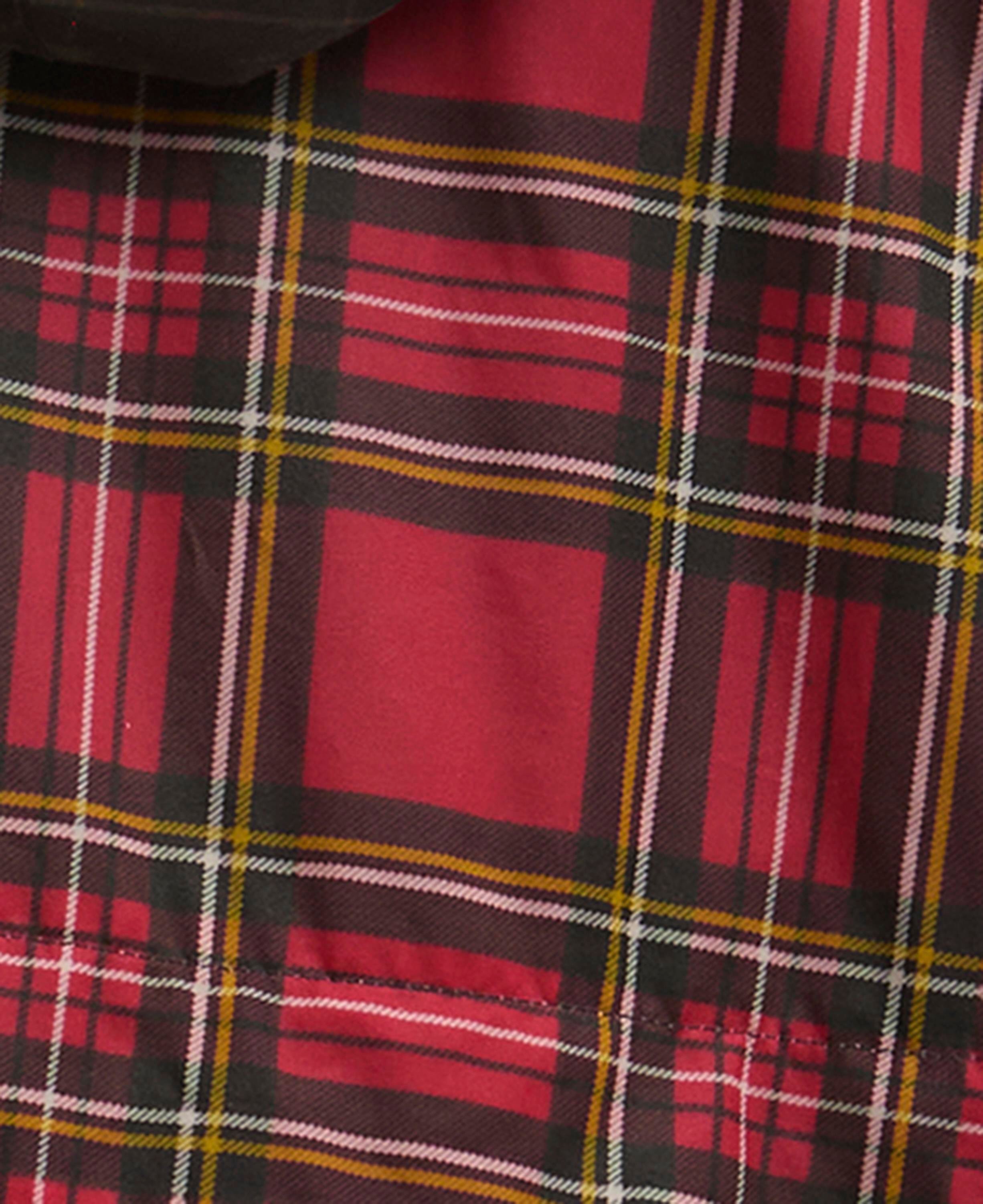 Barbour x Ganni Tartan Peplum Yağlı Ceket
