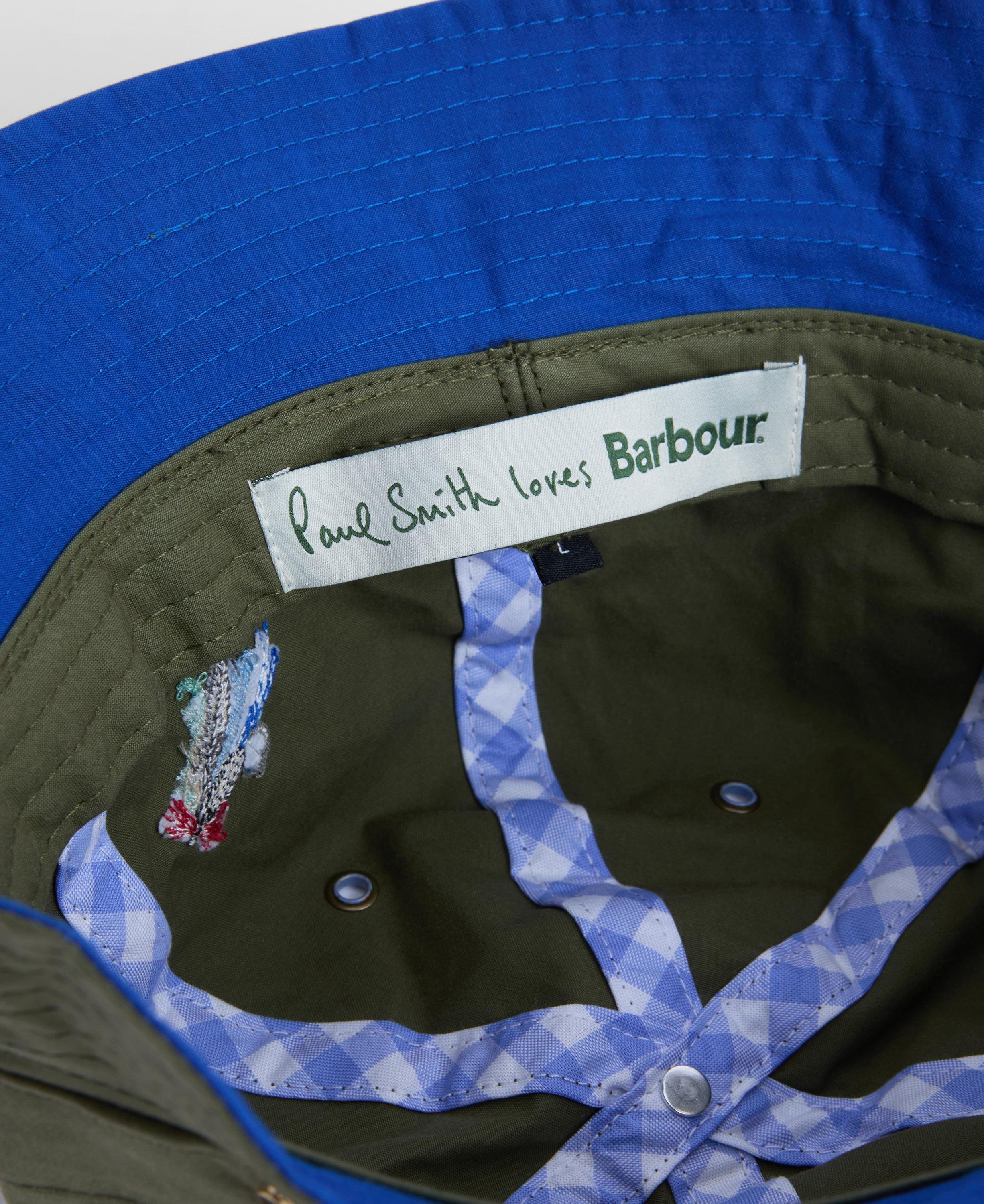 Barbour X Paul Smith 6 Panel Bucket Şapka