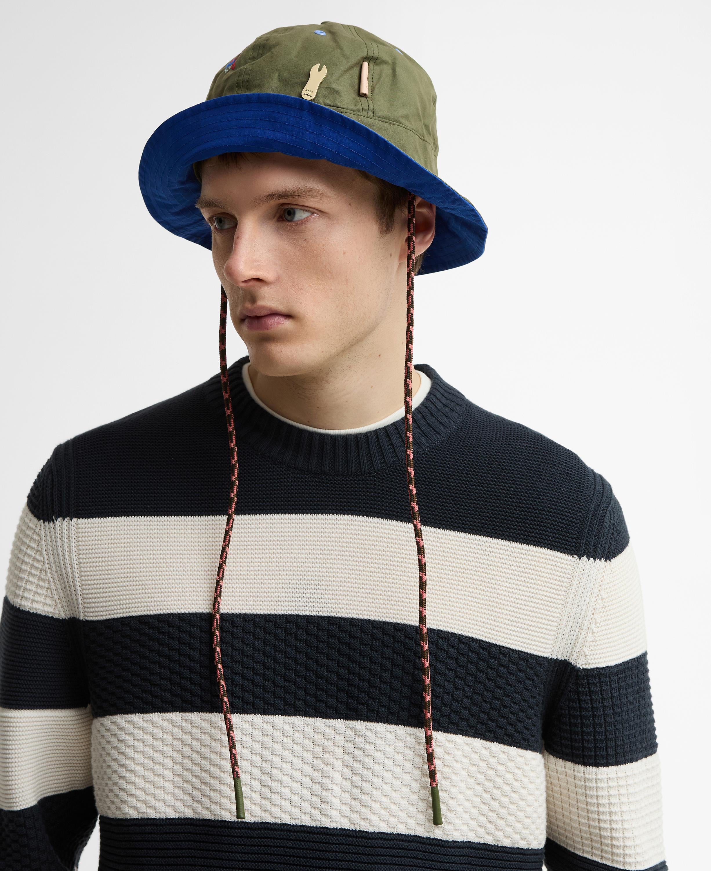 Barbour X Paul Smith 6 Panel Bucket Şapka