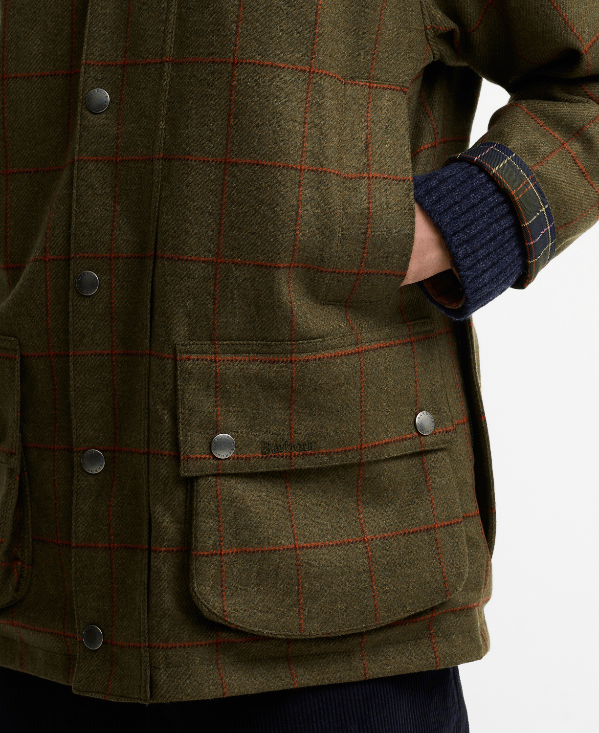 Barbour x Paul Smith Beaufort Wool Ceket