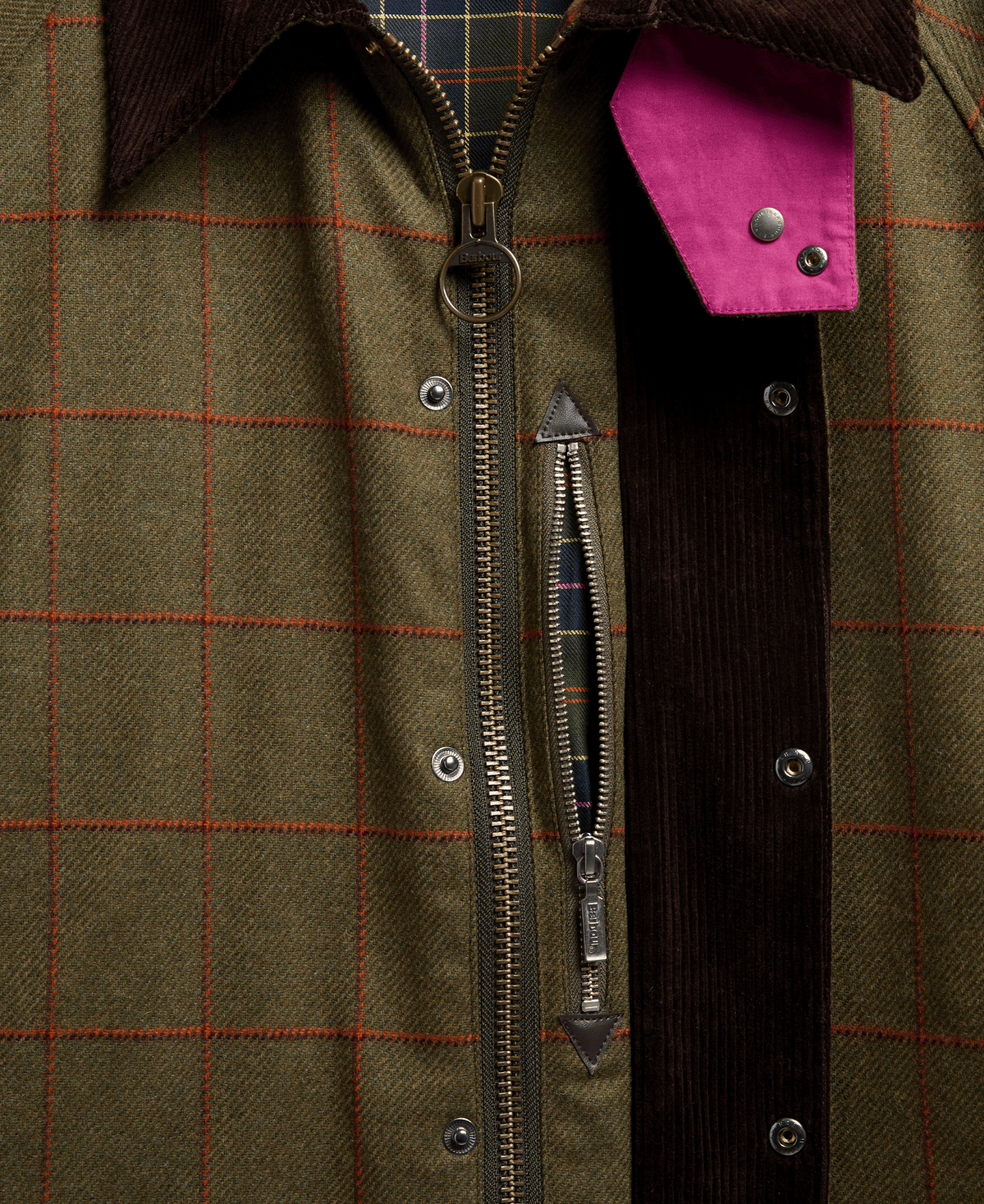 Barbour x Paul Smith Beaufort Wool Ceket