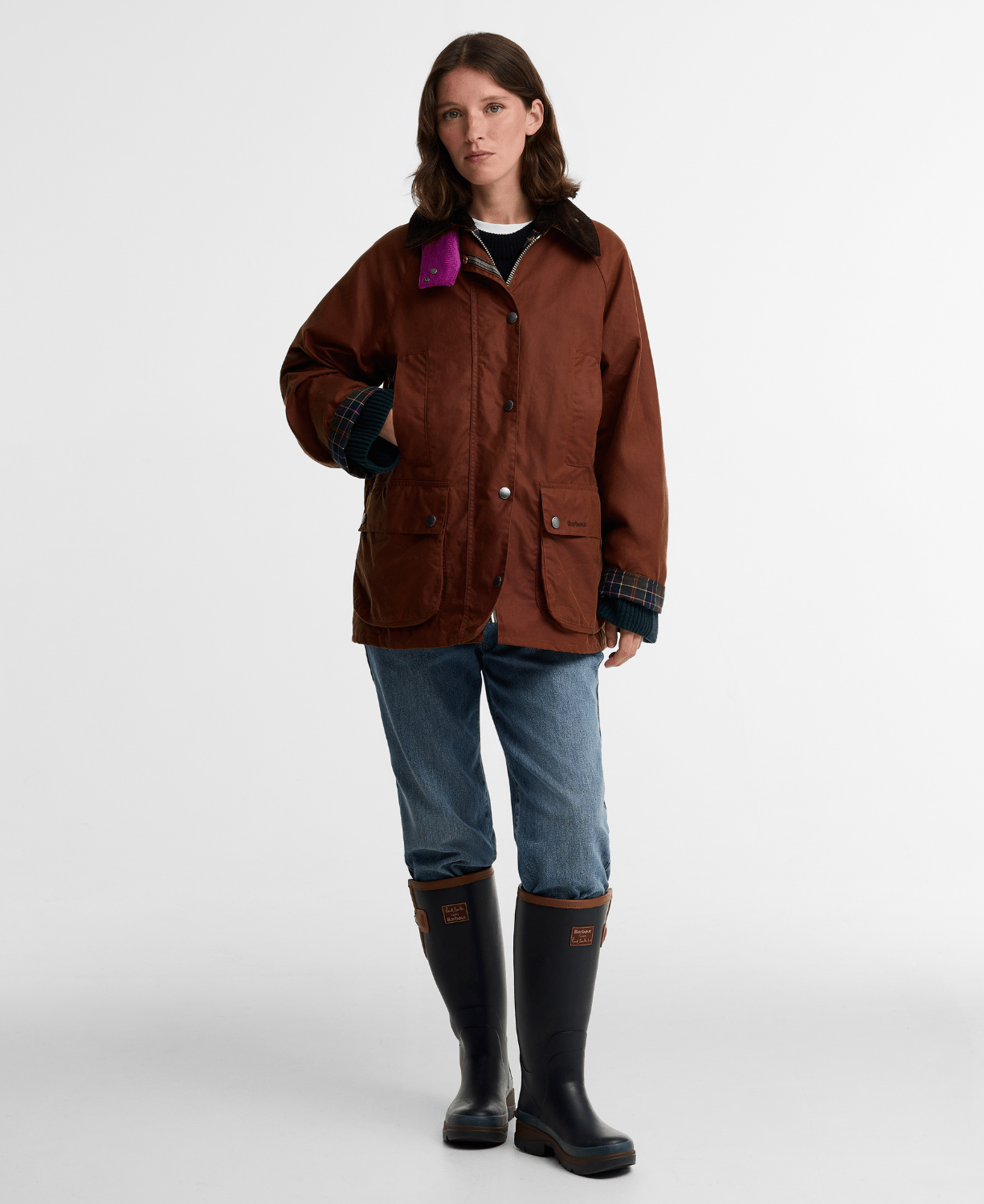 Barbour x Paul Smith Beaufort Yağlı Ceket
