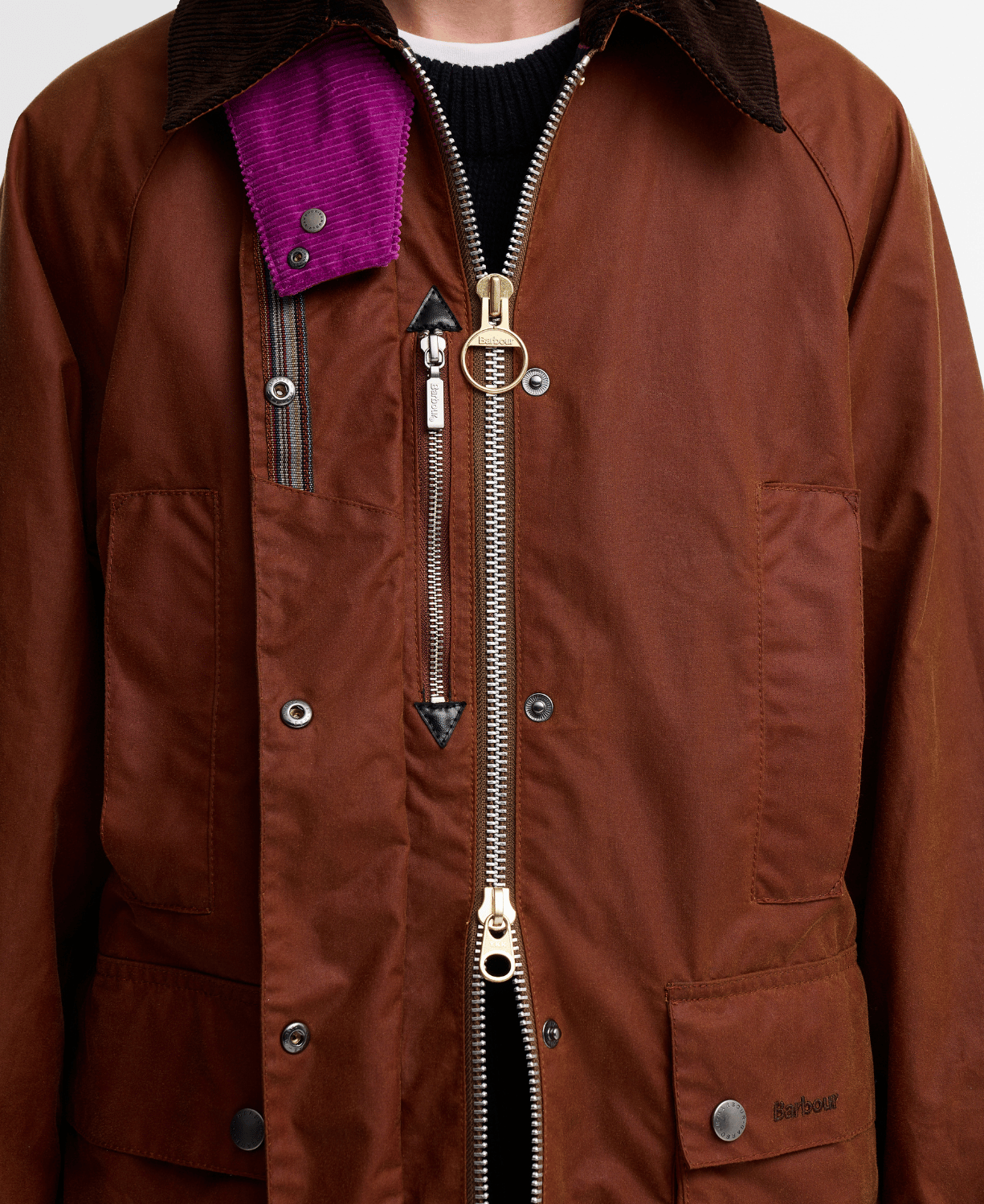 Barbour x Paul Smith Beaufort Yağlı Ceket