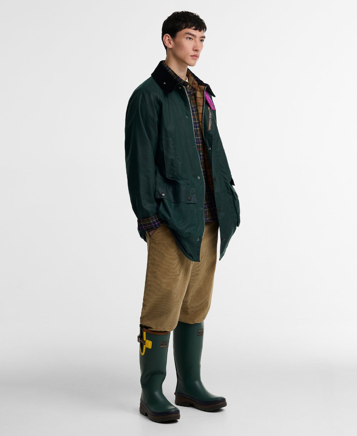 Barbour x Paul Smith Gamefair Yağlı Ceket