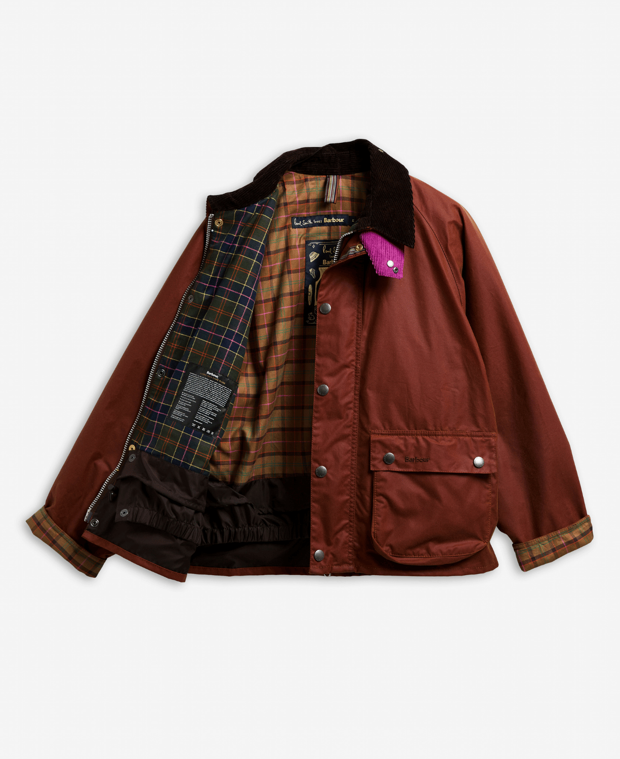 Barbour x Paul Smith Key Tport Yağlı Ceket