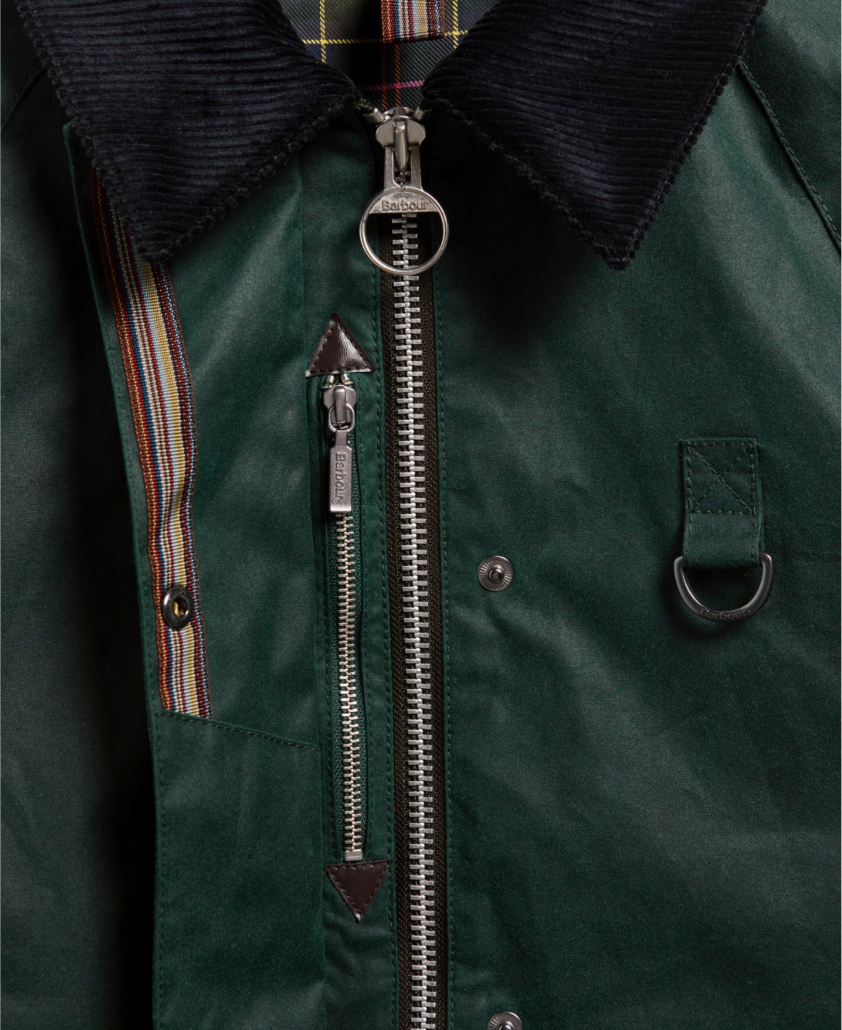 Barbour x Paul Smith Spey Long Yağlı Ceket
