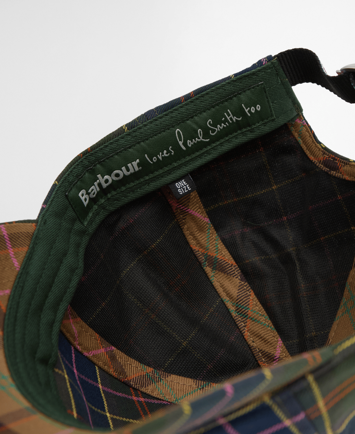 Barbour x Paul Smith Tartan Şapka