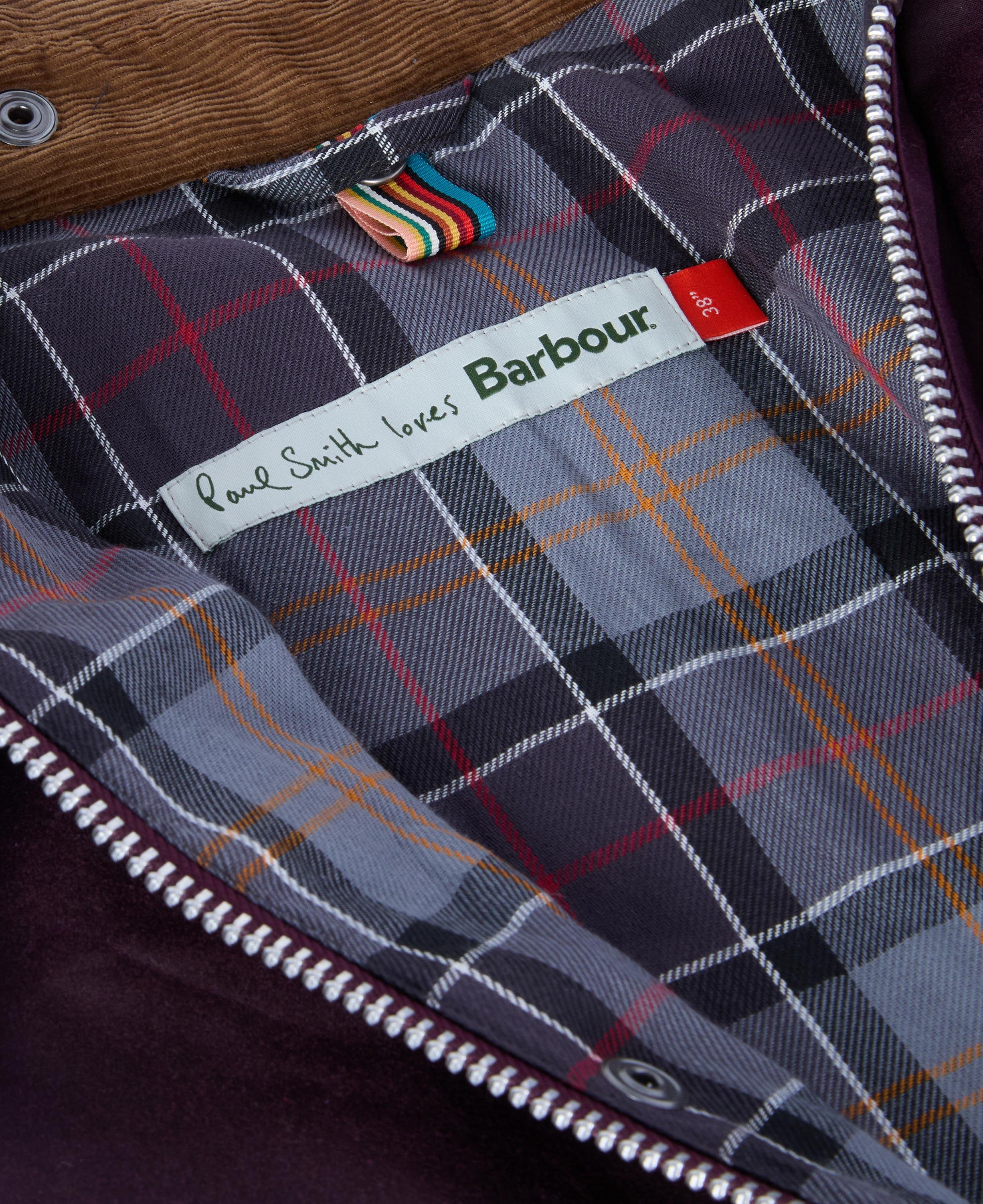 Barbour x Paul Smith Transport Yağlı Ceket PU71 Grape