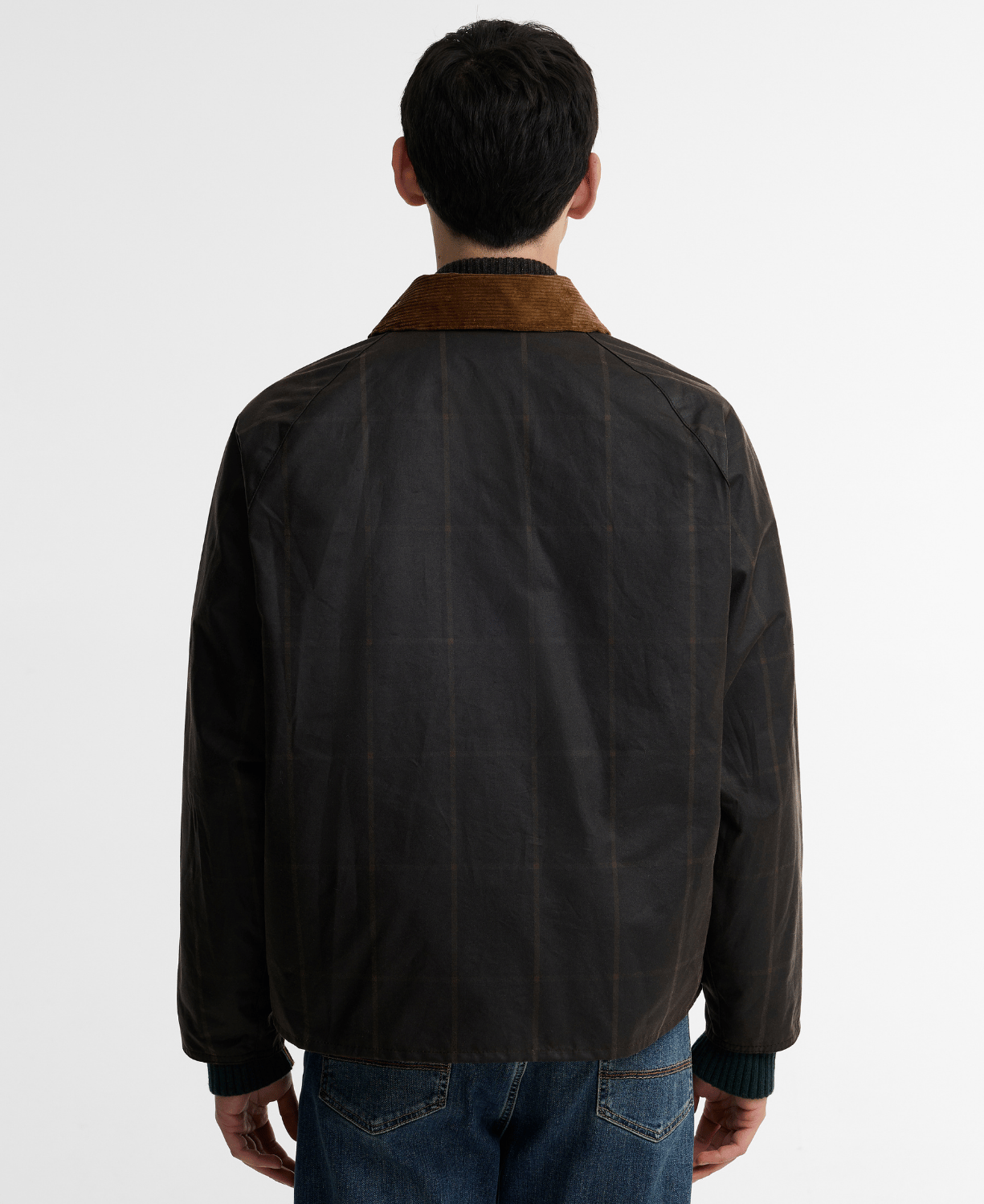 Barbour x Paul Smith Windowpane Yağlı Ceket