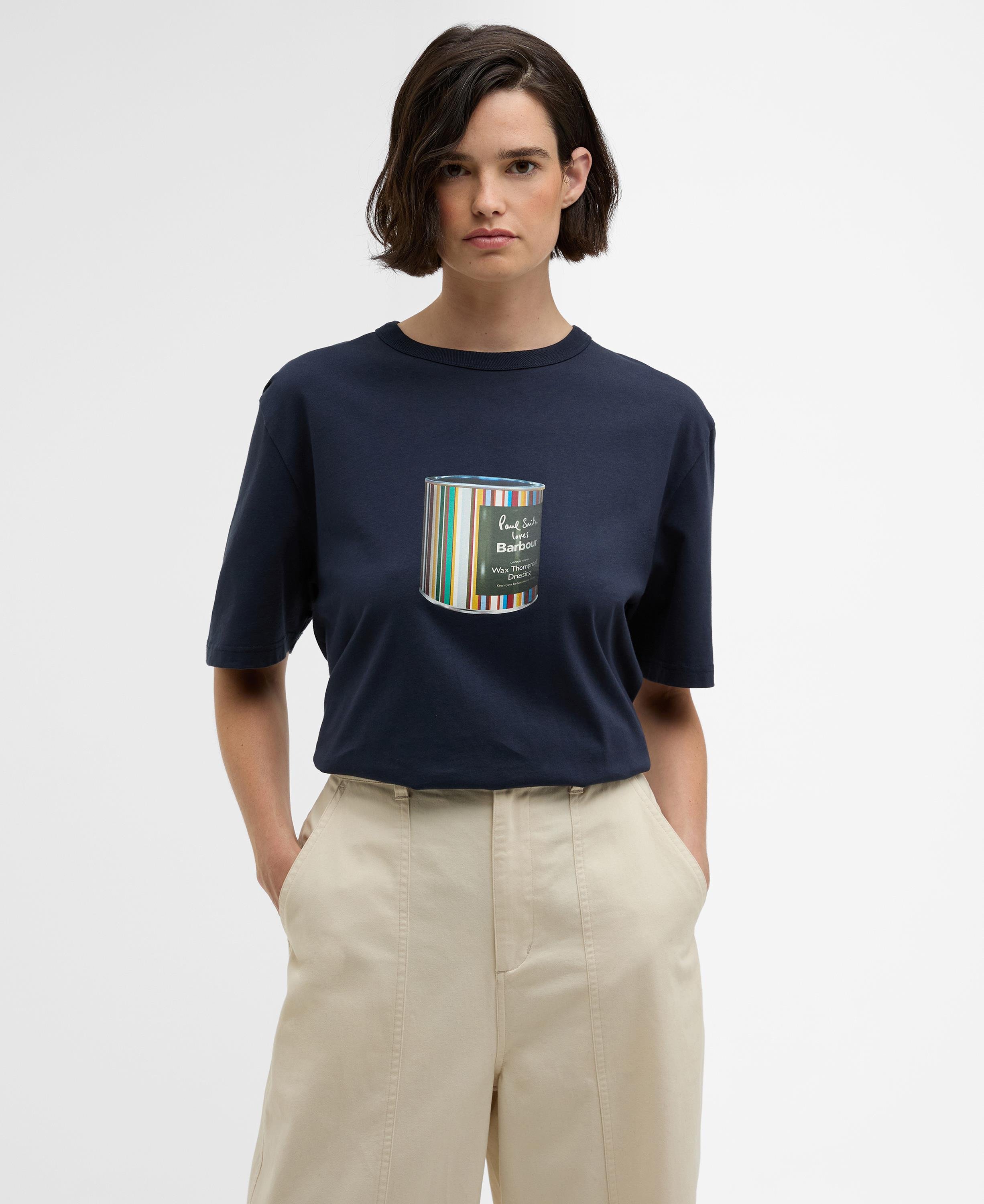 Barbour x Paul Smith Yağlı Can T-Shirt