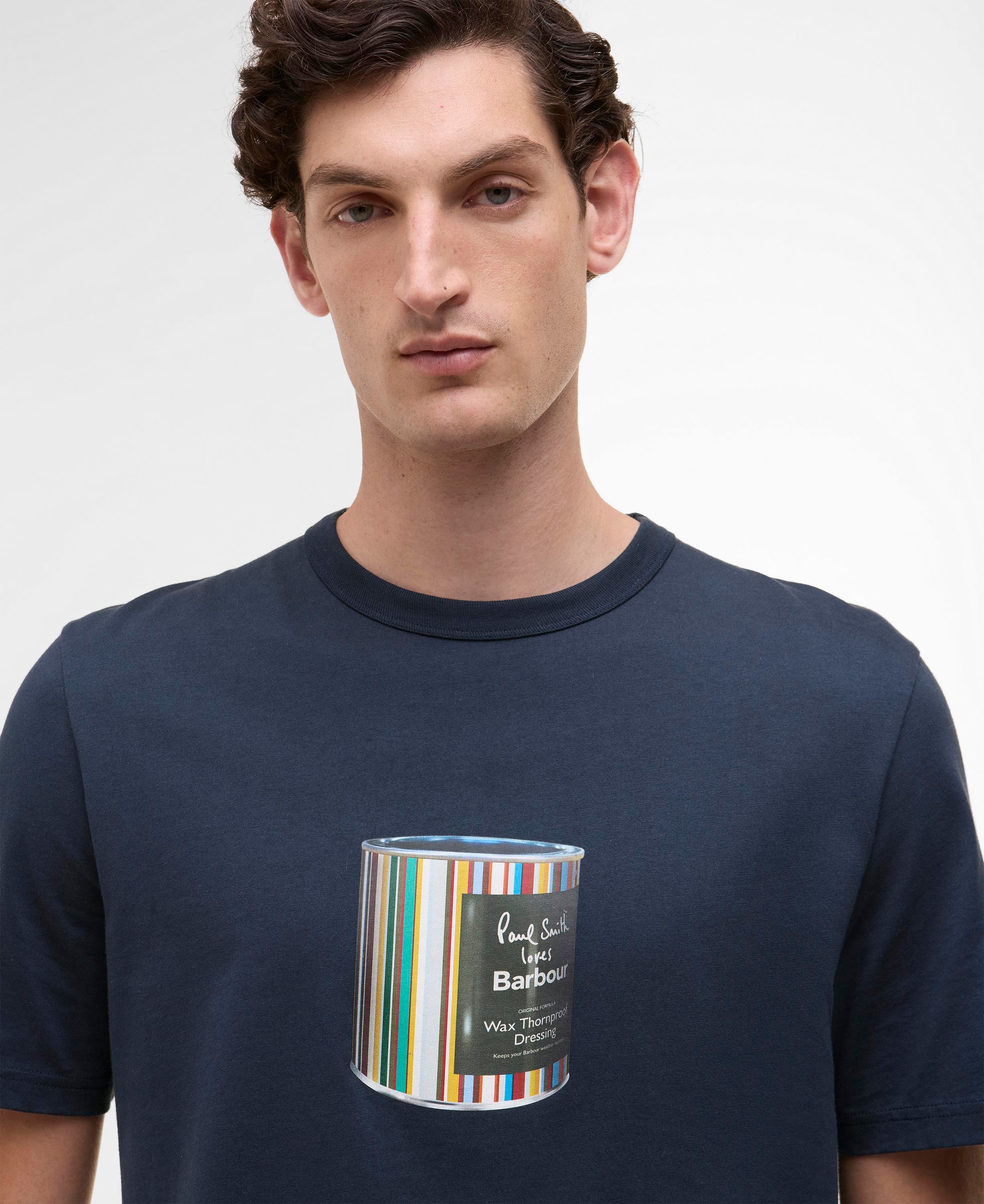 Barbour x Paul Smith Yağlı Can T-Shirt