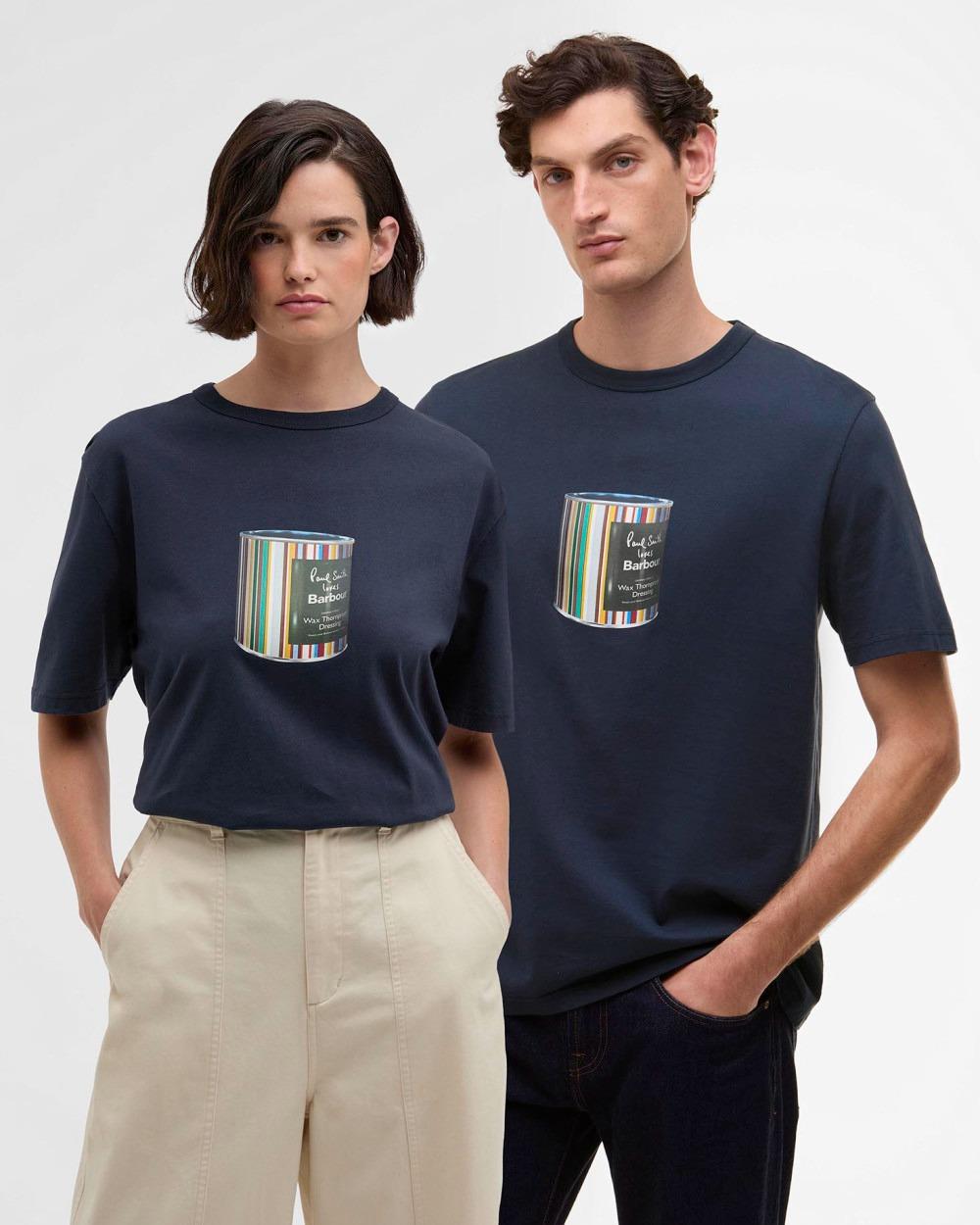 Barbour x Paul Smith Yağlı Can T-Shirt