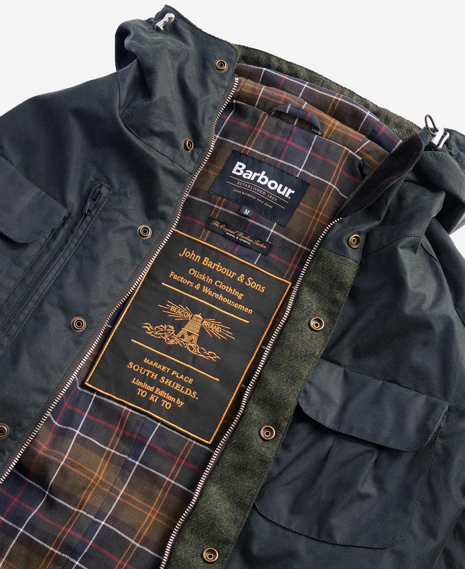 Barbour x TO KI TO Bicycle Yağlı Ceket