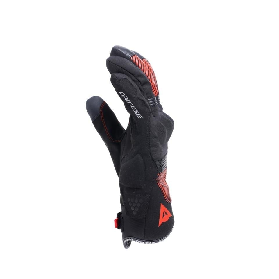 DAINESE ELD/FULMINE D-DRY GLOVES BLACK/REDDAINESE3 Mevsim Eldivenler