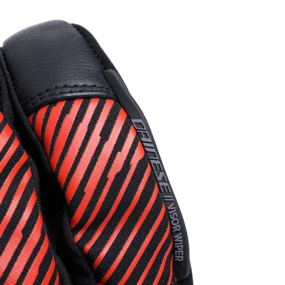 DAINESE ELD/FULMINE D-DRY GLOVES BLACK/REDDAINESE3 Mevsim Eldivenler