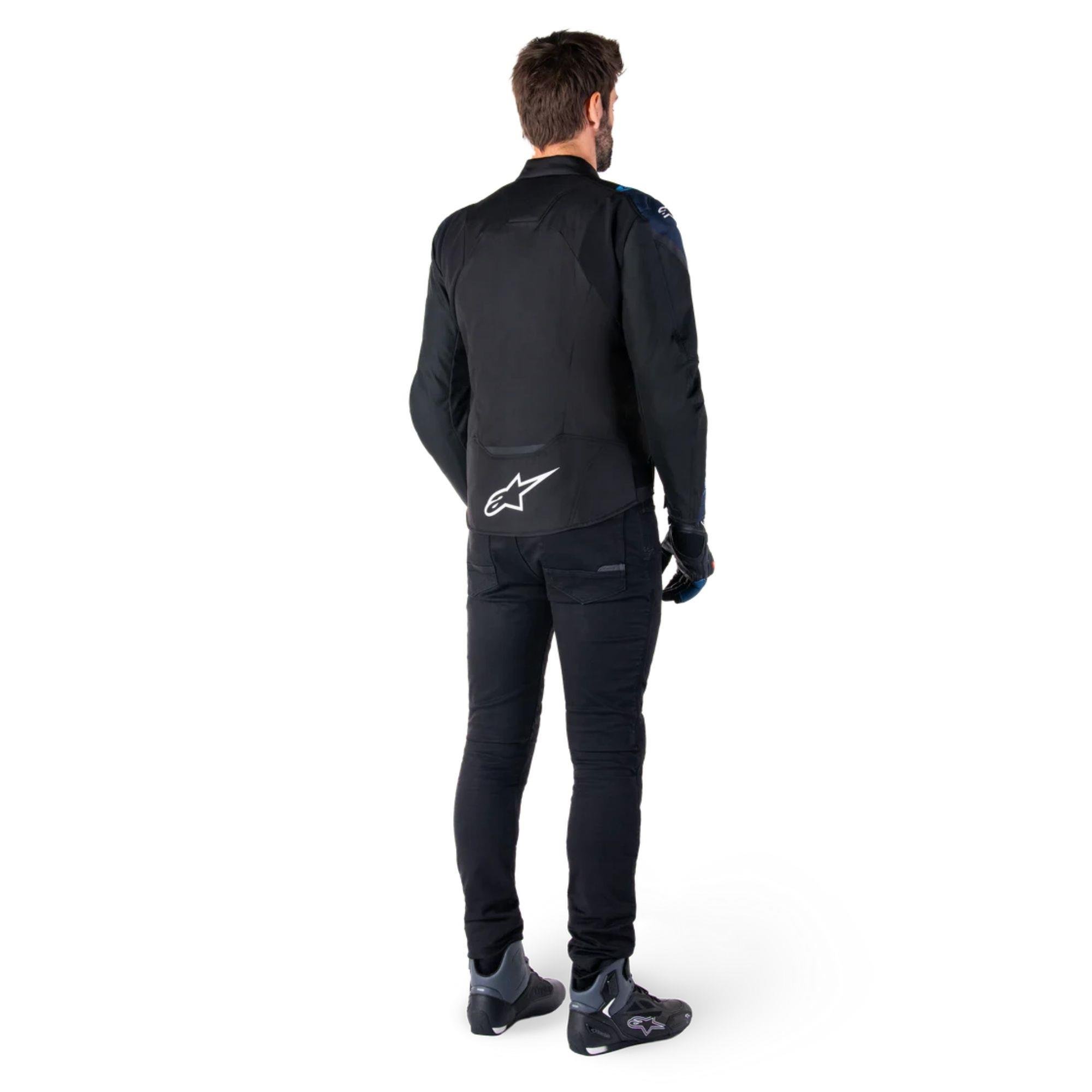 ALPİNESTARS T-JAWS V4 WP BLACK DARK BLUE BLITHE BLUE CEKETALPİNESTARS3 Mevsim Montlar