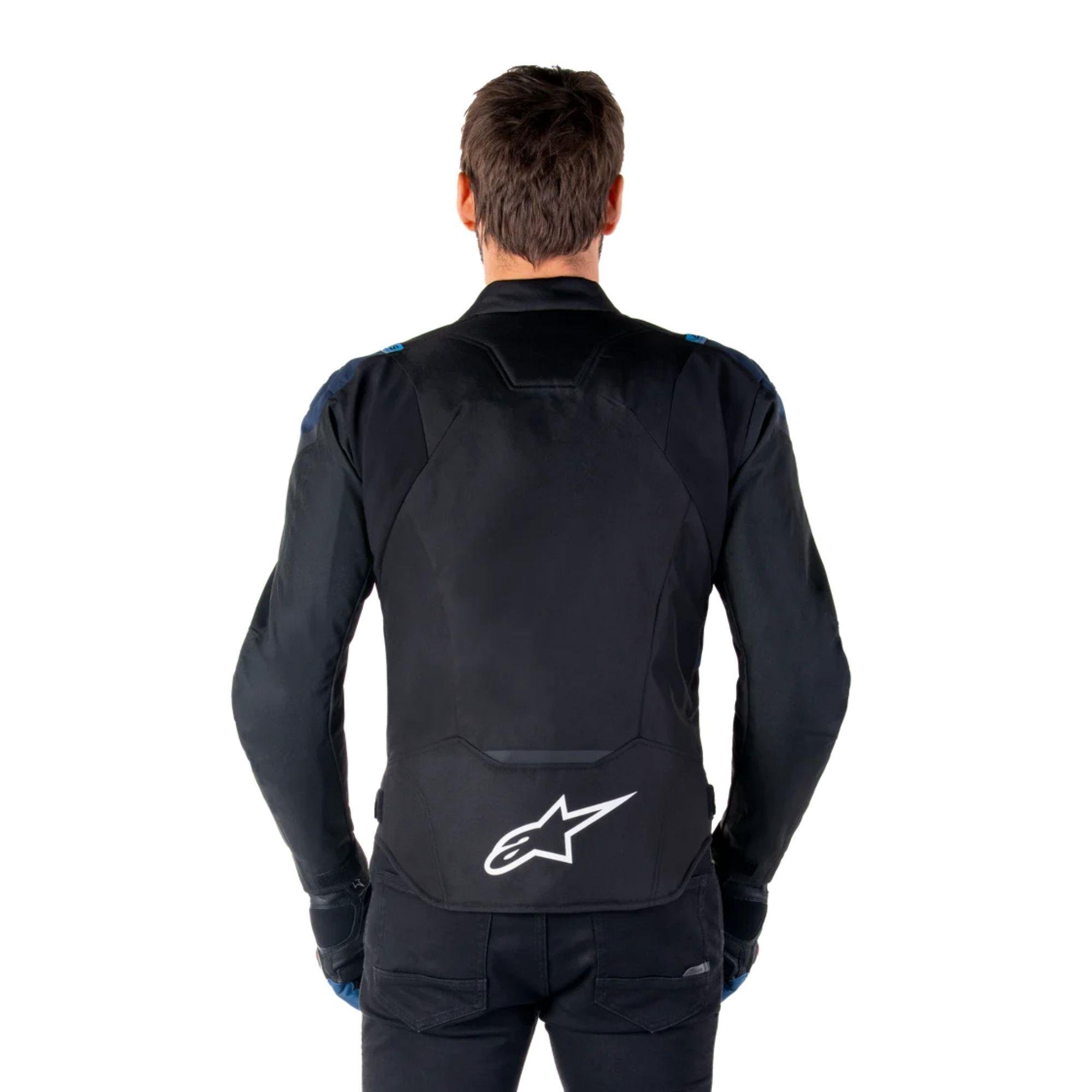 ALPİNESTARS T-JAWS V4 WP BLACK DARK BLUE BLITHE BLUE CEKETALPİNESTARS3 Mevsim Montlar