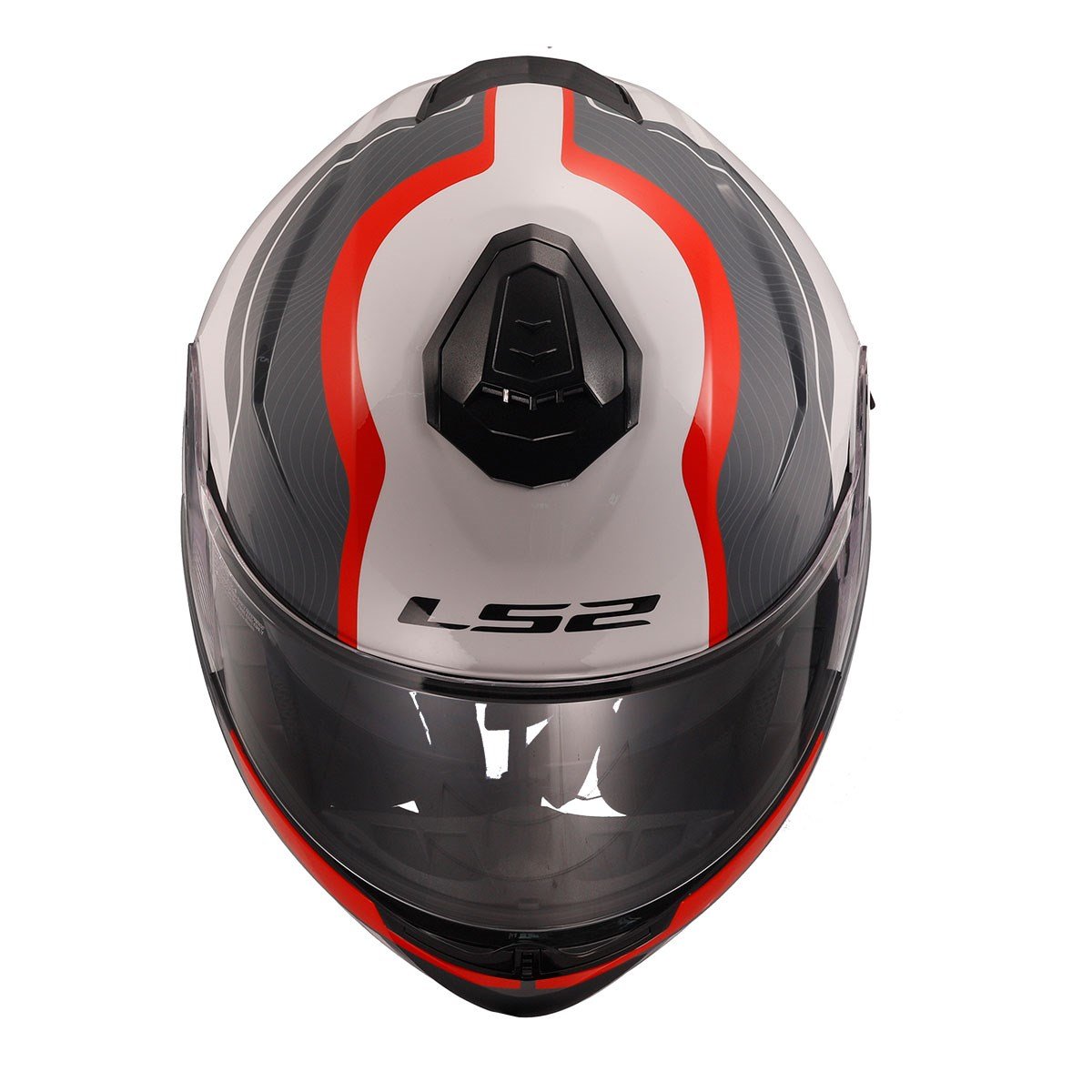 LS2 STROBE 2 MONZA SİYAH-BEYAZ-KIRMIZI KASKLS2Çene Açılır Kasklar