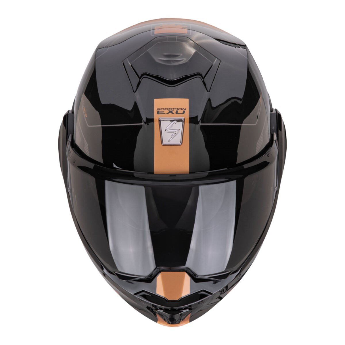 SCORPİON EXO-TECH EVO TRAVELLER ÇENE AÇILABİLİR MOTOSİKLET KASKI SİYAH / BAKIRSCORPIONÇene Açılır Kasklar