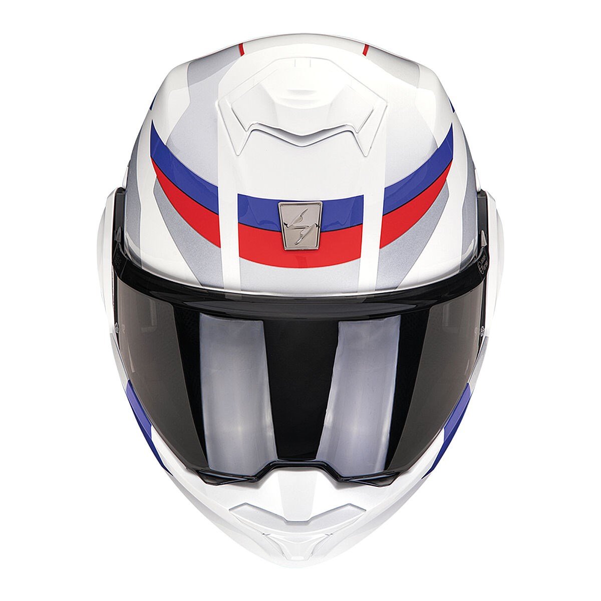 SCORPİON EXO-TECH EVO PRO ACUTİ ÇENE AÇILABİLİR MOTOSİKLET BEYAZ / MAVİ / KIRMIZISCORPIONÇene Açılır Kasklar