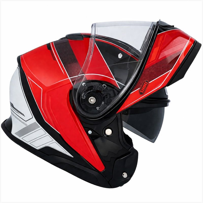 SHOEI NEOTEC 3 SHARPEN TC-1 RED BLACK KASKSHOEIÇene Açılır Kasklar