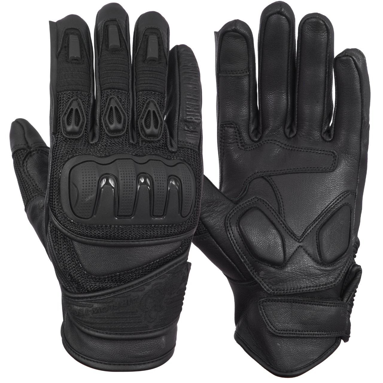 SPYDER AIR-FLOW KORUMALI MOTOSİKLET DERİ ELDİVENİTHE BİKER JEANSDeri Eldivenler
