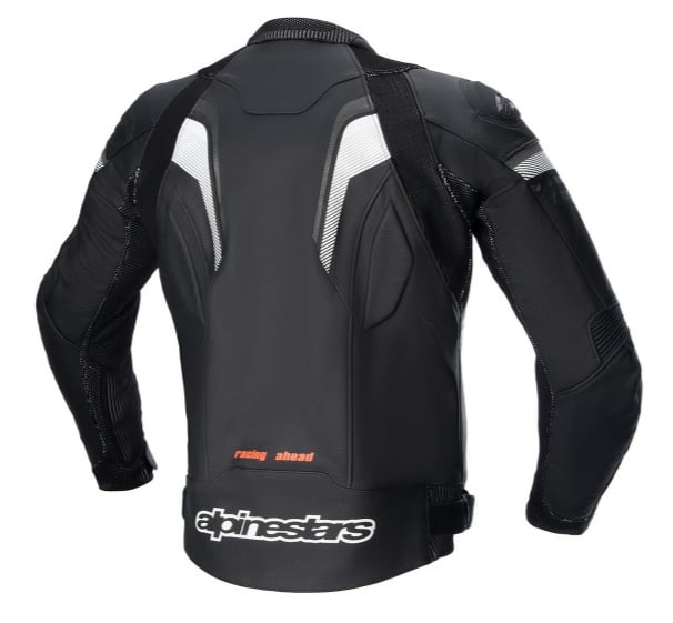 ALPİNESTARS GP PLUS R V3 RIDEKNIT LEATHER CEKET BLACK WHITEALPİNESTARSDeri Montlar