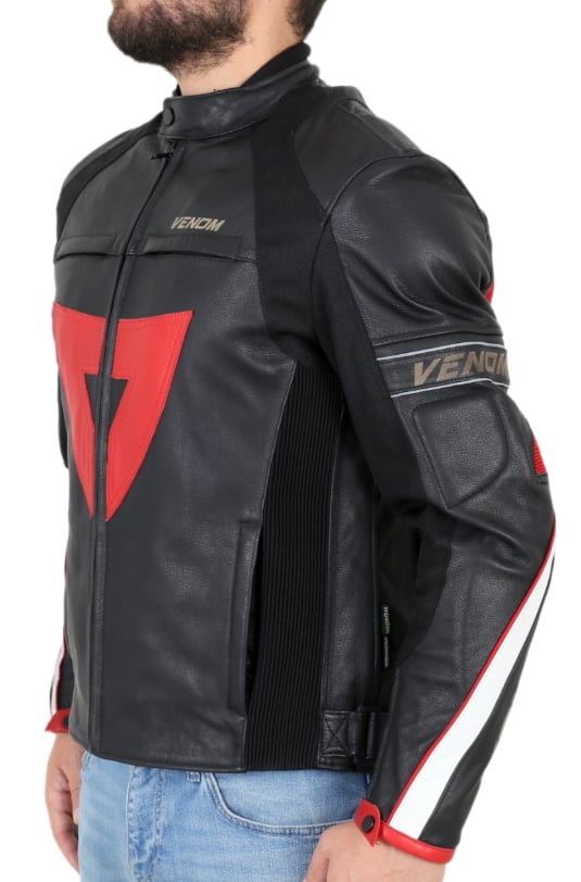 VENOM CEKET D1 RACING SİYAHVENOMDeri Montlar