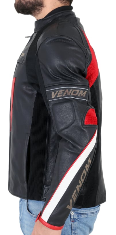 VENOM CEKET D1 RACING SİYAHVENOMDeri Montlar