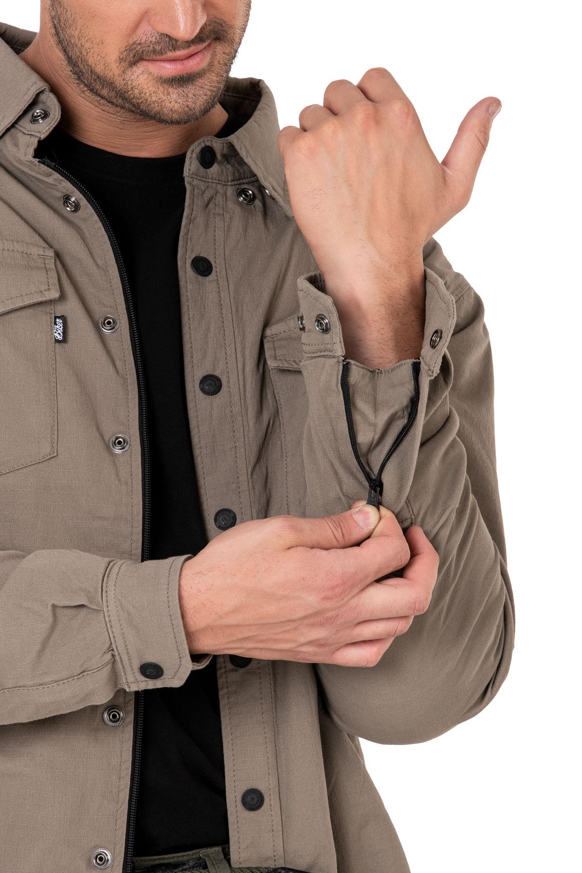 BJ EAGLE BEIGE KORUMALI MOTOSİKLET GÖMLEĞİTHE BİKER JEANSYazlık MontlarEagle Beige Korumalı Motosiklet Gömleği | AA Sertifikalı | Hemen Satın AlEagle Beige Korumalı Motosiklet Gömleği | AA Sertifikalı | Hemen Satın Al
