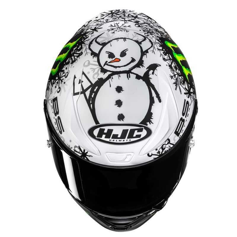 HJC RPHA1 V2 CARBON SNOW DIABLO MC10SF