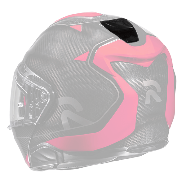 HJC RPHA91 KASK ARKA HAVALANDIRMA SEMI FLAT ANTHRACITE