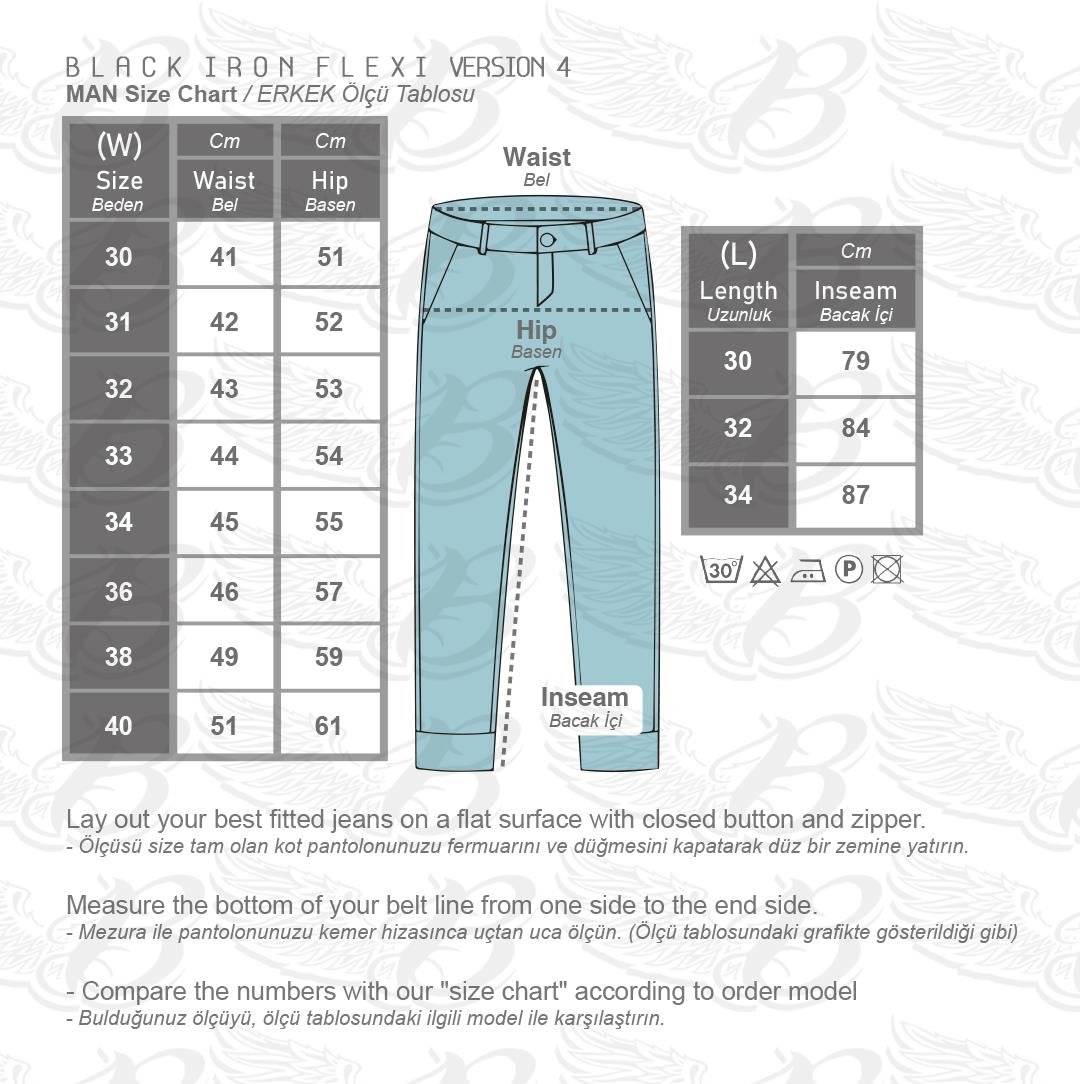 BJ BLACK IRON FLEXI V4 PANTOLONTHE BİKER JEANSJeans Pantolonlar
