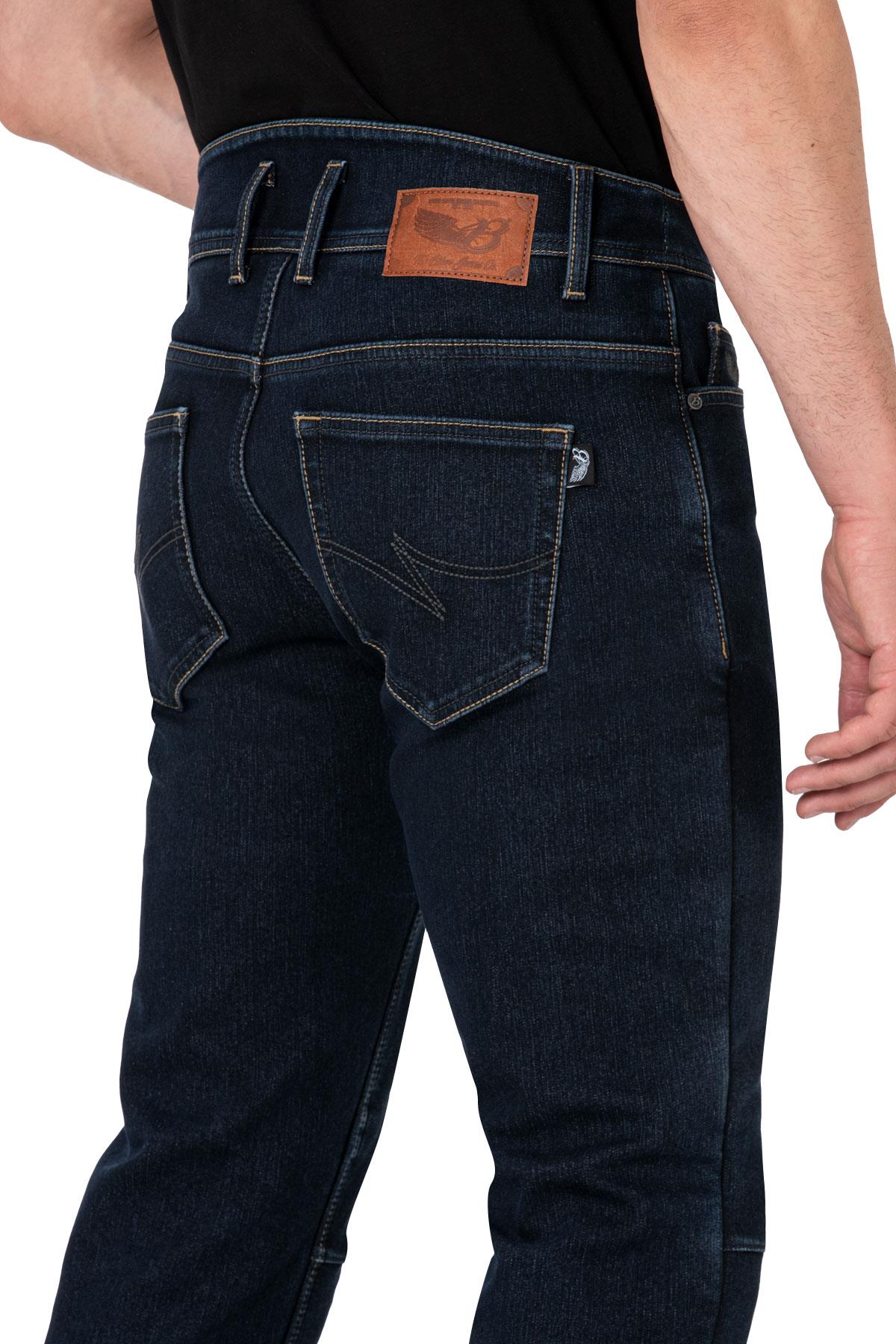 BJ CITY BIKER COLD KILLER DARK BLUE PANTOLONTHE BİKER JEANSJeans Pantolonlar