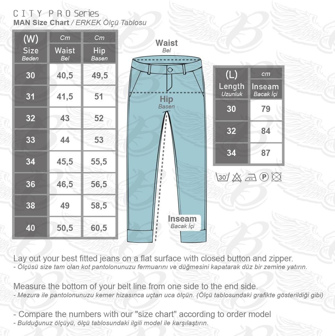 BJ CITY PRO 103 GREY KOT PANTOLON ERKEKTHE BİKER JEANSJeans Pantolonlar