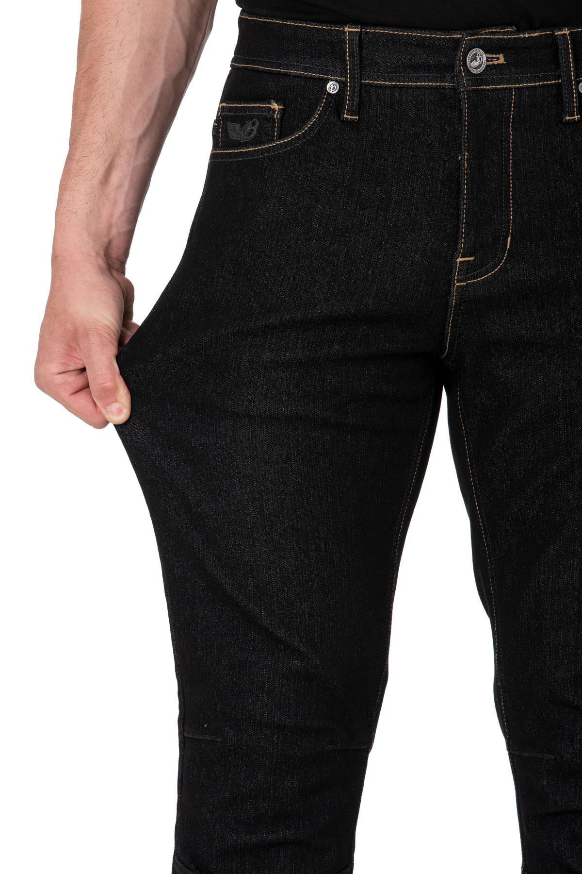 BJ CITY BIKER COLD KILLER BLACK PANTOLONTHE BİKER JEANSJeans Pantolonlar