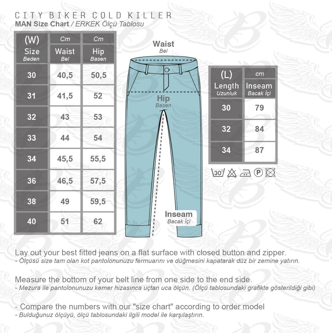 BJ CITY BIKER COLD KILLER BLACK PANTOLONTHE BİKER JEANSJeans Pantolonlar