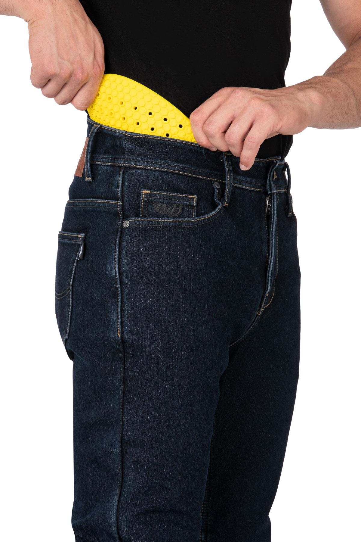 BJ CITY BIKER COLD KILLER DARK BLUE PANTOLONTHE BİKER JEANSJeans Pantolonlar