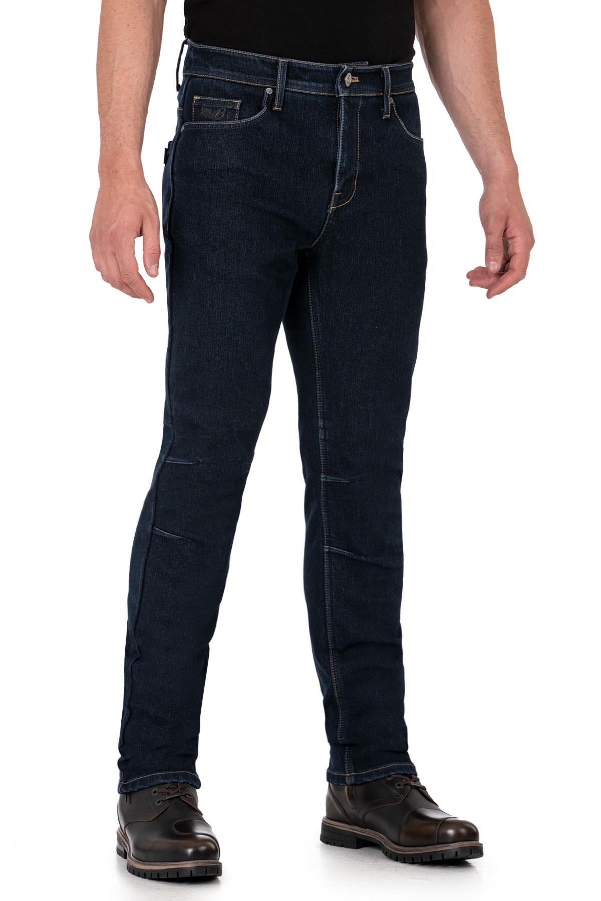 BJ CITY BIKER COLD KILLER DARK BLUE PANTOLONTHE BİKER JEANSJeans Pantolonlar