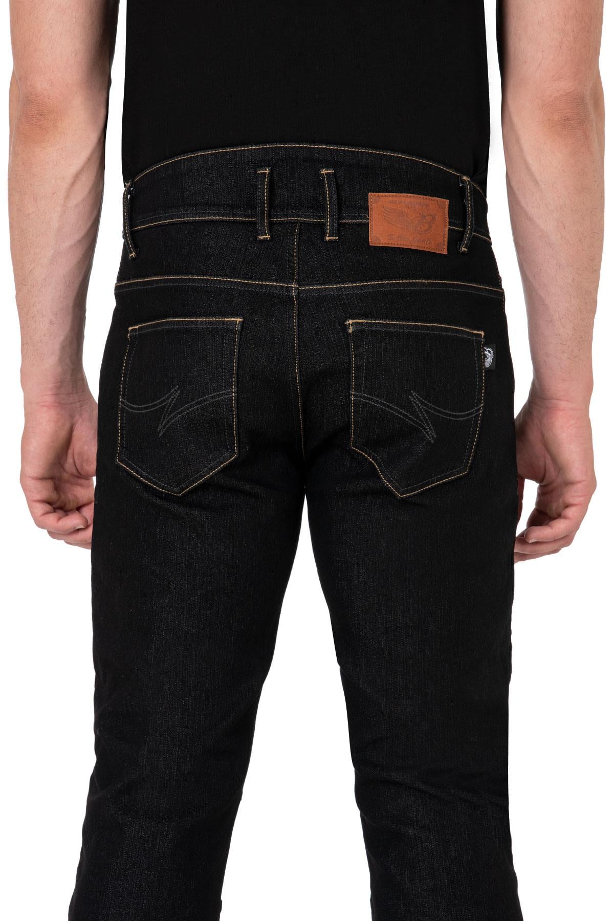 BJ CITY BIKER COLD KILLER BLACK PANTOLONTHE BİKER JEANSJeans Pantolonlar