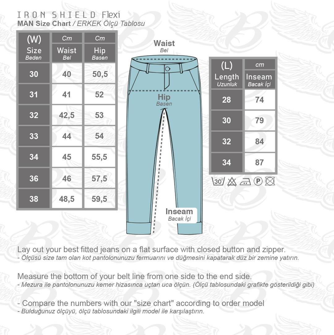 BJ IRON SHIELD FLEXI KORUMALI MOTOSİKLET KOT PANTOLONUTHE BİKER JEANSJeans Pantolonlar