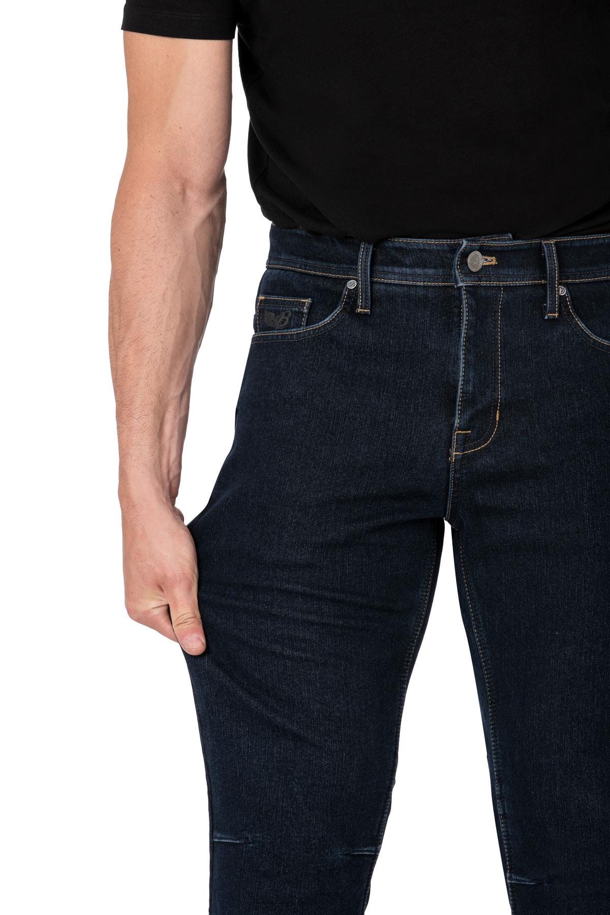 BJ CITY BIKER COLD KILLER DARK BLUE PANTOLONTHE BİKER JEANSJeans Pantolonlar