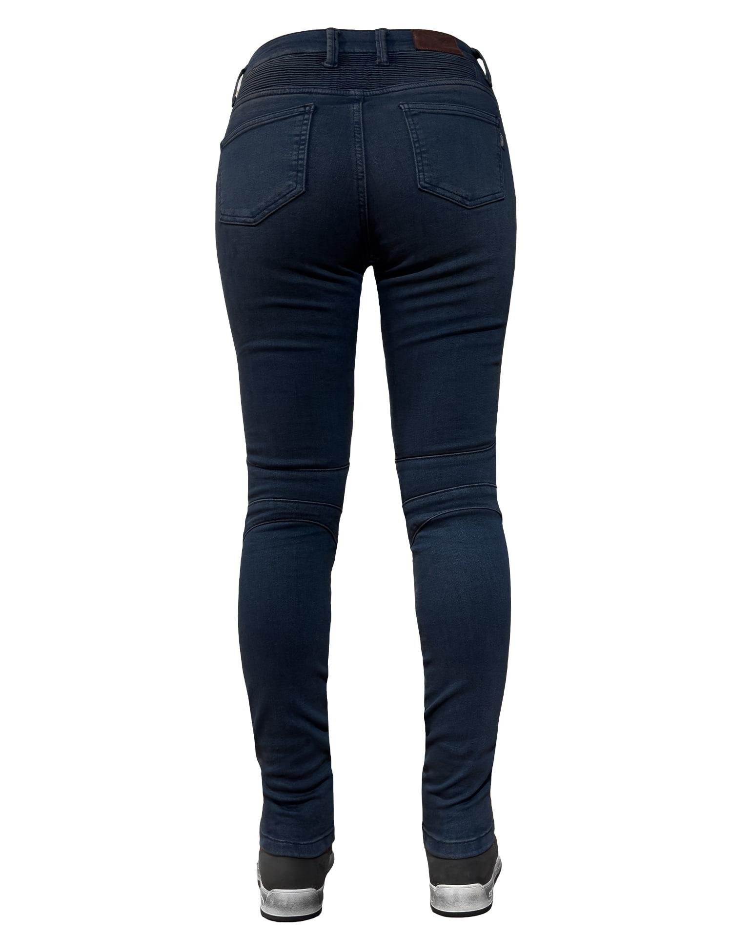 BJ EVO ULTRA FLEXI DARK BLUE KORUMALI MOTOSİKLET KOT PANTOLONUTHE BİKER JEANSKadın Pantolonları