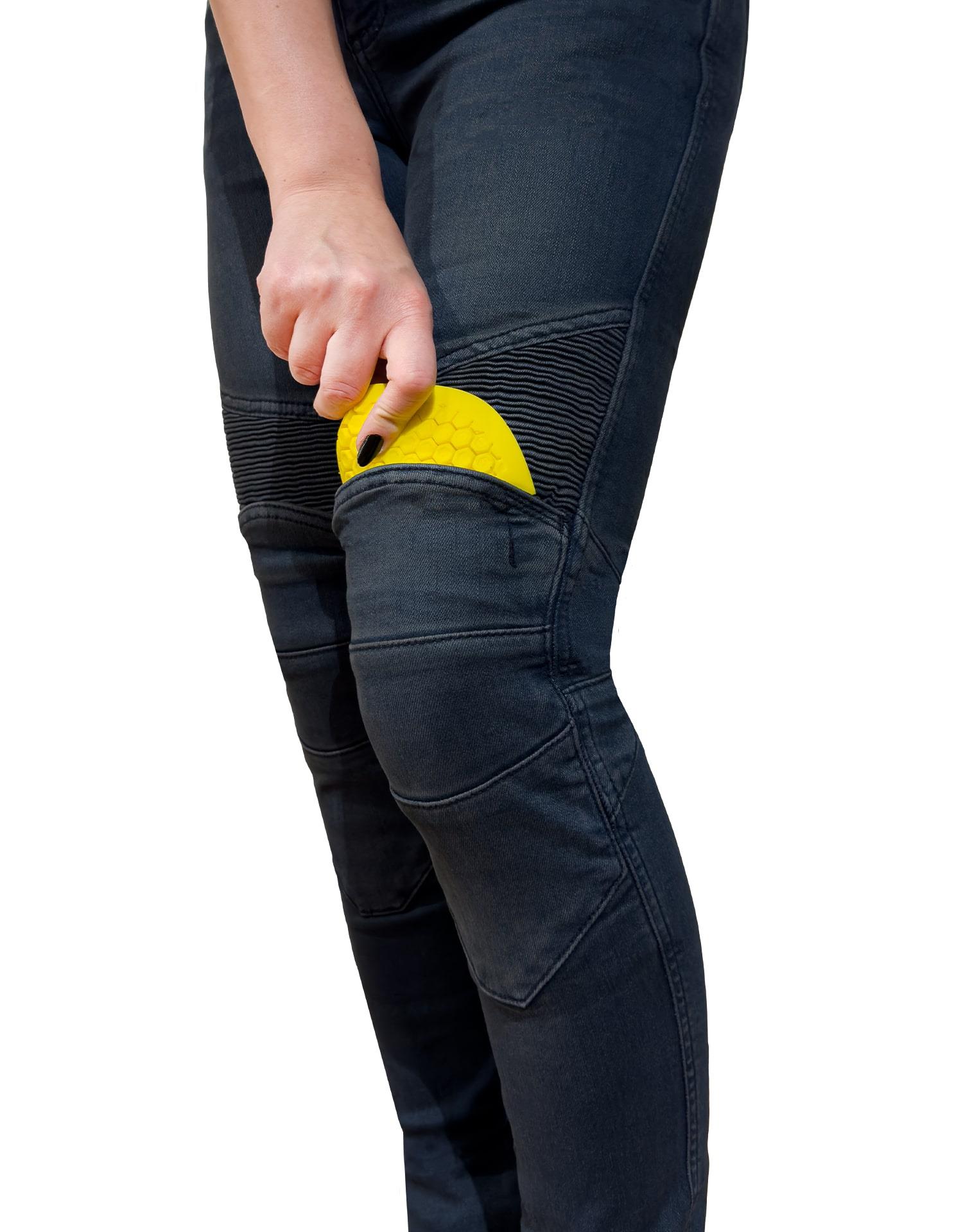 BJ EVO ULTRA FLEXI DARK BLUE KORUMALI MOTOSİKLET KOT PANTOLONUTHE BİKER JEANSKadın Pantolonları